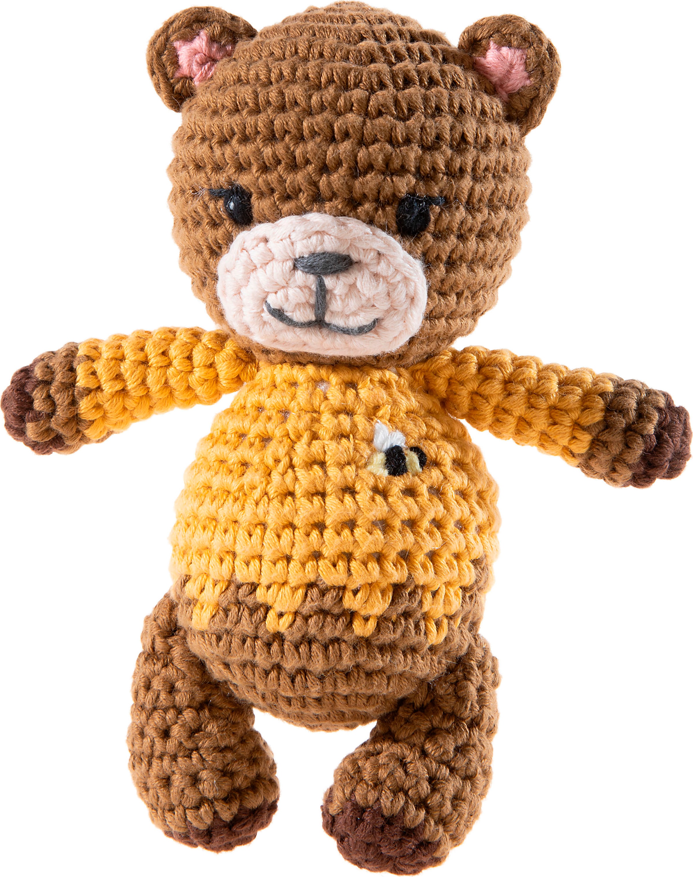 Heunec® Kuscheltier »Crochi, Häkel-Freund Bär«