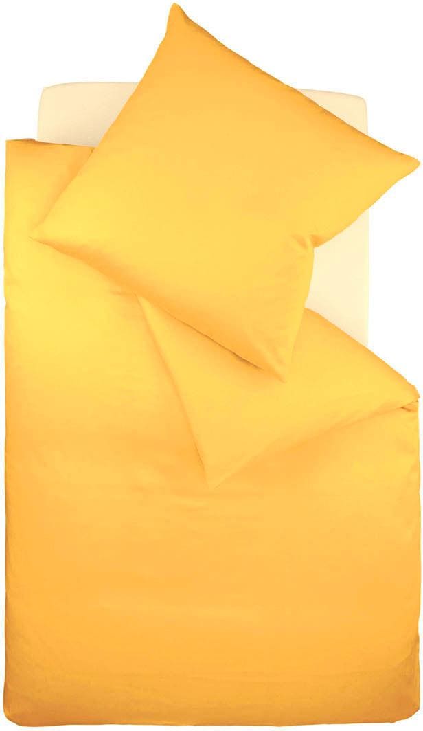 fleuresse Bettwäsche »Colours in 135x200, 155x220 oder 200x200 cm« 2 Stk. Bettwäsche aus 100% Baumwolle, uni, mit Reißverschluss