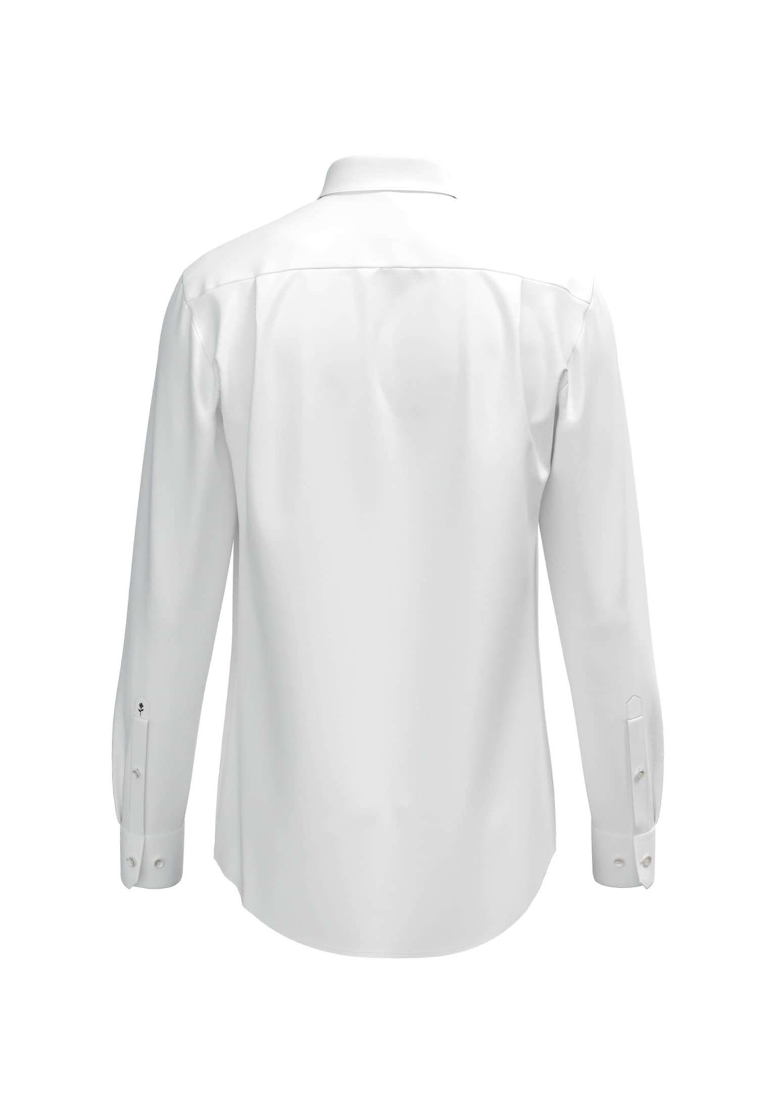 seidensticker Businesshemd »Comfort«, Comfort Langarm Button-Down-Kragen Uni