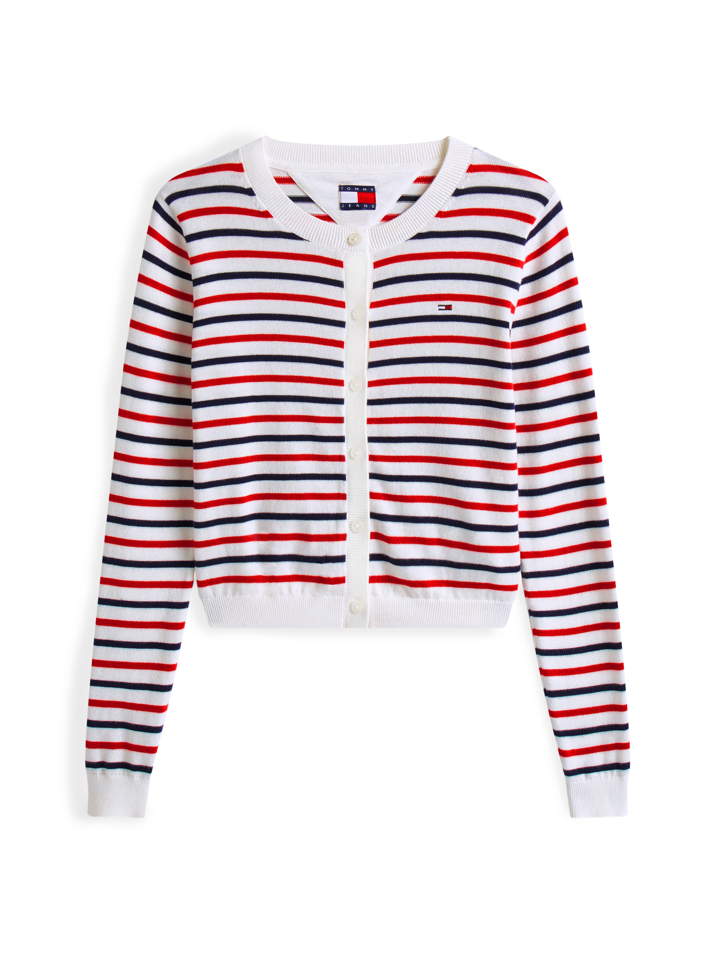 Tommy Jeans Strickjacke »TJW ESSENTIAL CREW NECK CARDIGAN«