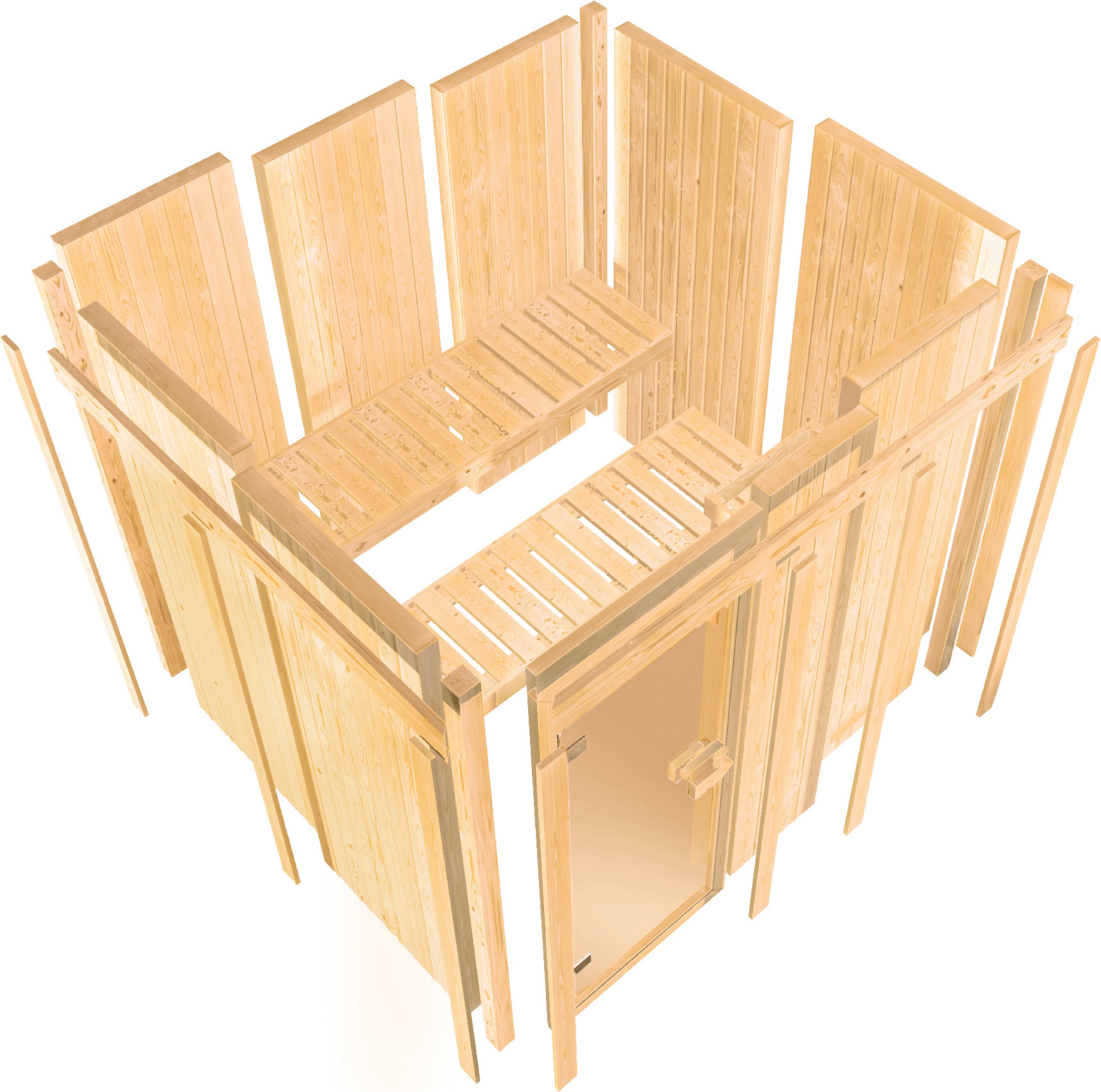 Karibu Sauna »Alani 4« verschiedene Varianten