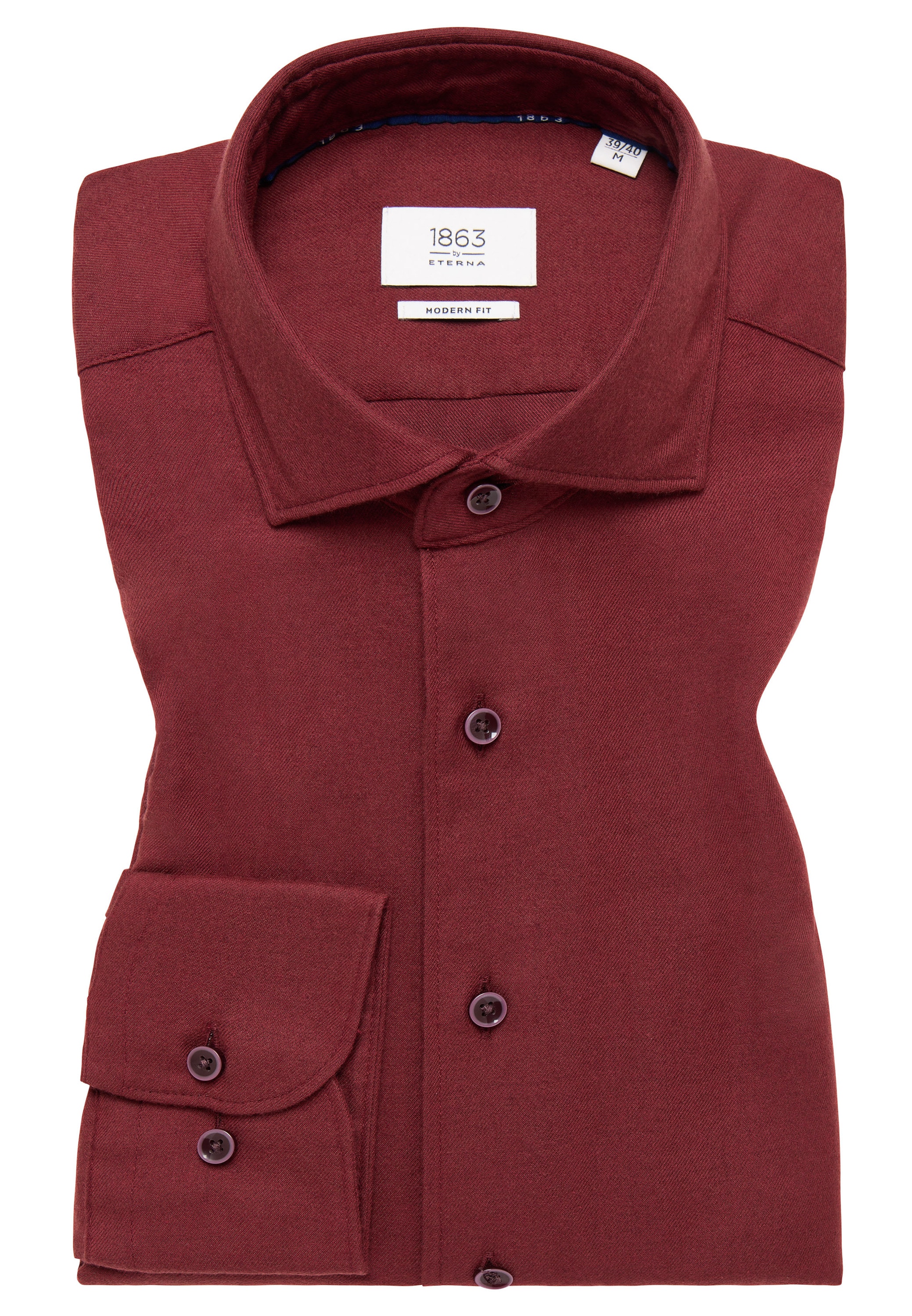 Eterna Langarmhemd »MODERN FIT«, EASY IRON (bügelleicht)