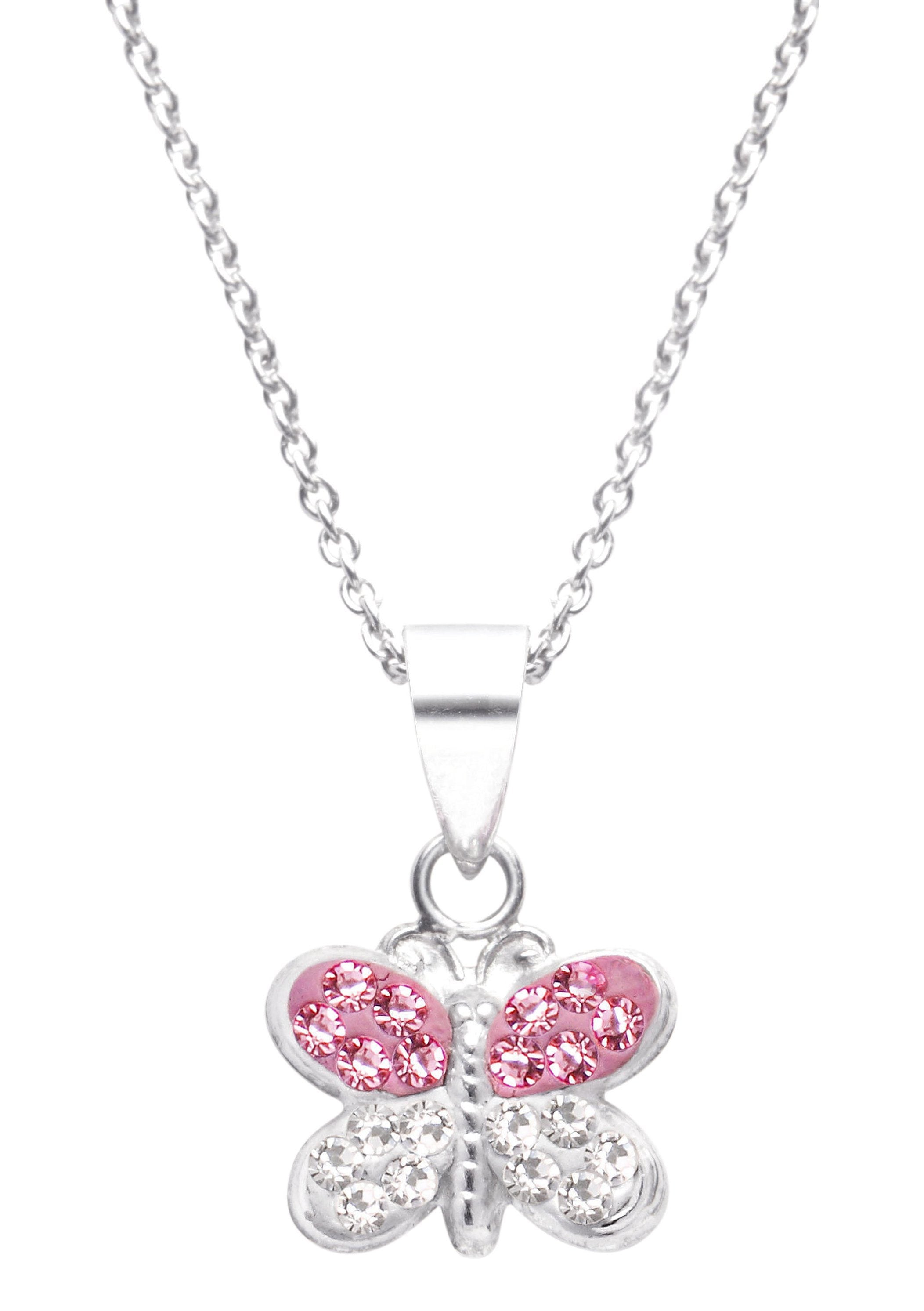 Firetti Kette mit Anhänger »Schmetterling«, mit Kristallen kaufen