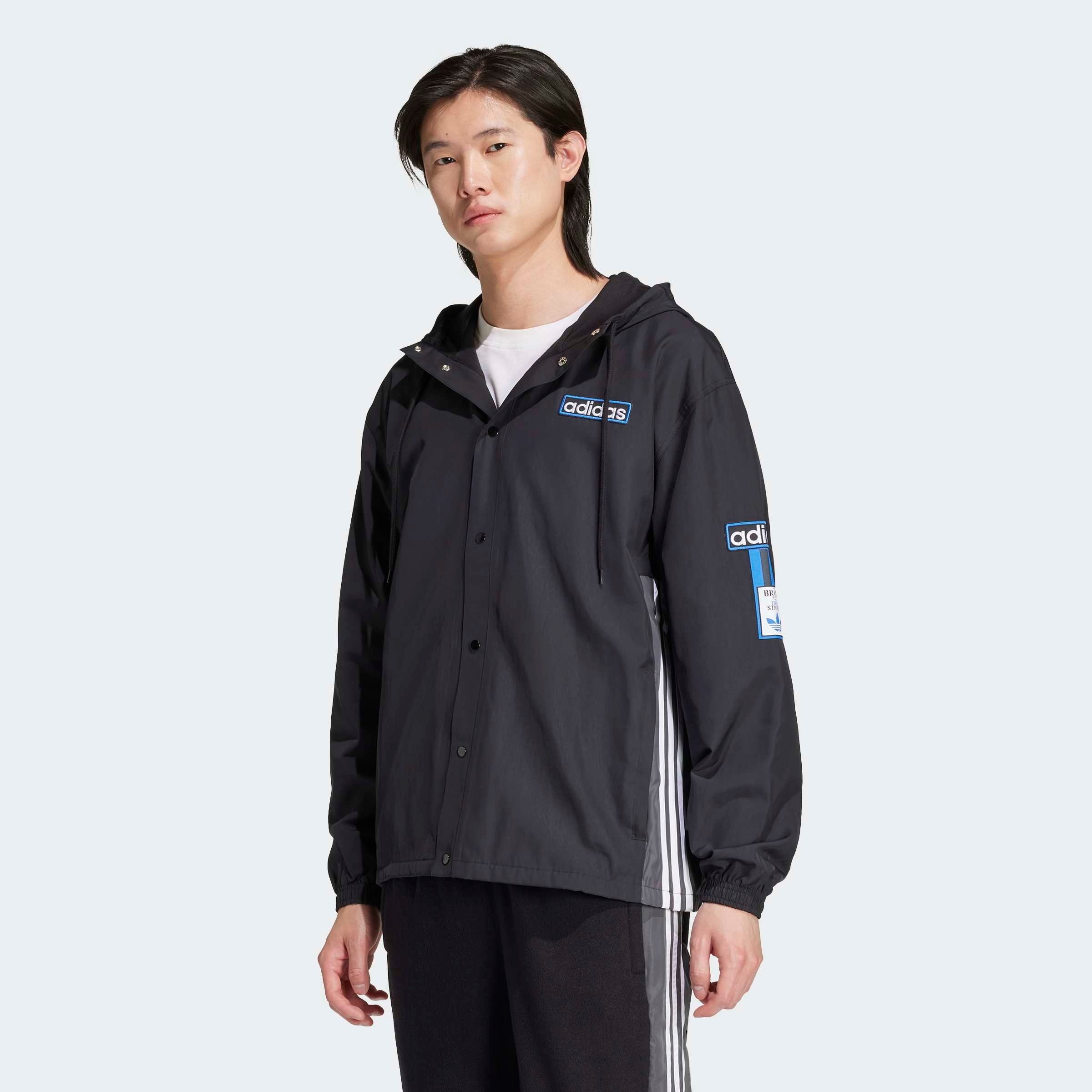 Adidas Originals Herren Windbreaker »ADIBREAK WB« in schwarz, Größe XXL