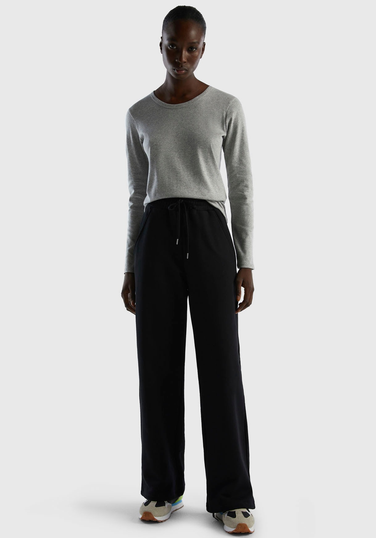 United Colors of Benetton Langarmshirt, im Basic-Look