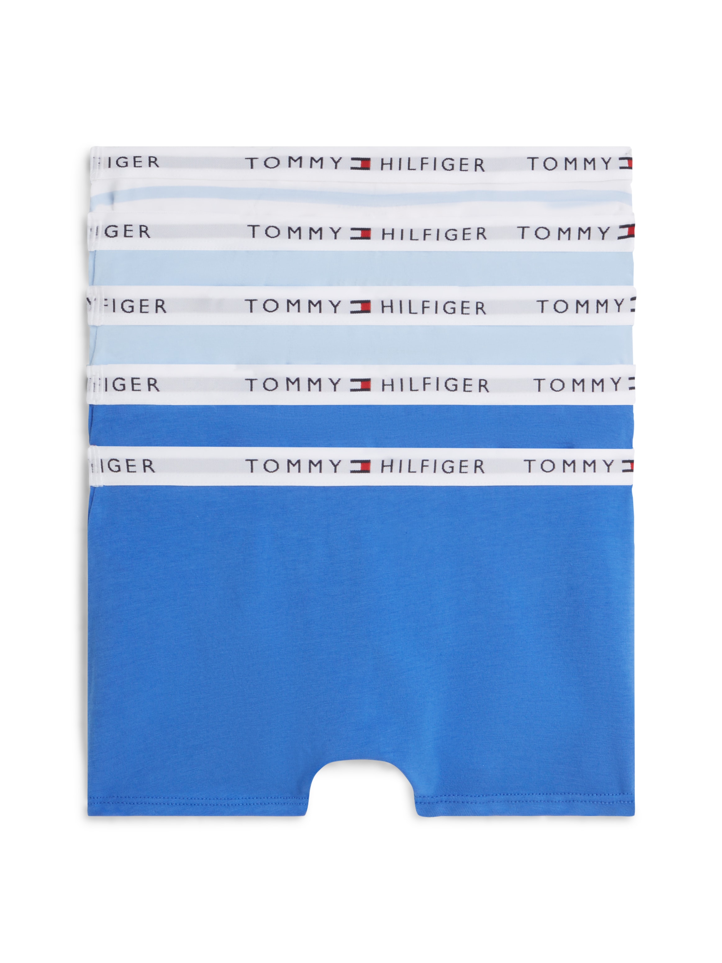 Tommy Hilfiger Underwear Trunk »5 PK TRUNK PRINT« mit Logo-Taillenbund, körpernahe Form