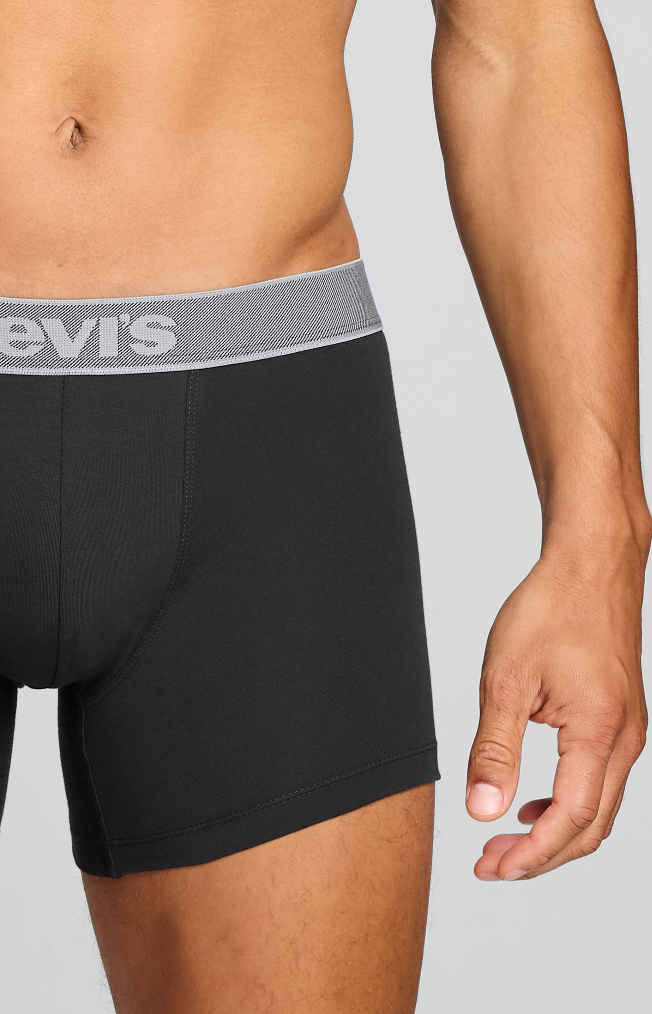 Levi's® Boxershorts »LEVIS MEN TWILL WB BOXER BRIEF 2P« 2er Pack,  ohne Eingriff, Stretchbund