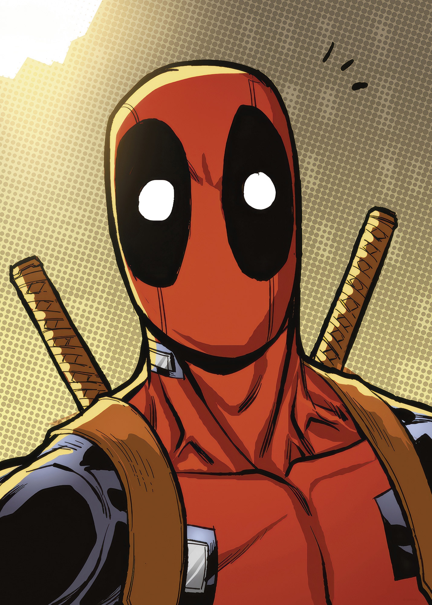Komar Wandbild »Marvel Deadpool Holup«, Disney, (Set, 1 St.), 50 x 70 cm (Breite x Höhe) - Kinderzimmer, Dekoration