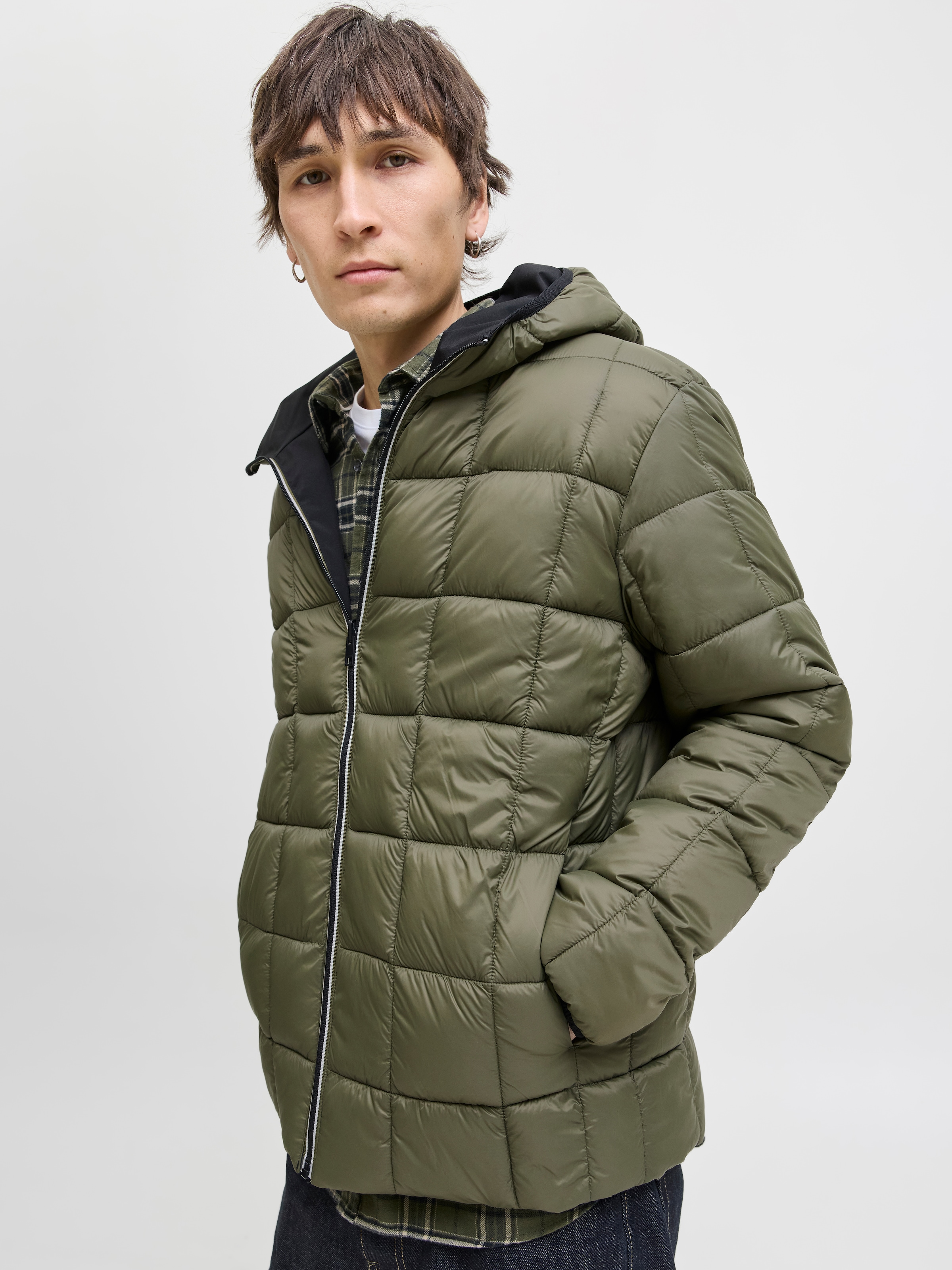 Jack & Jones Outdoorjacke »JJEBROOK REVERSIBLE JACKET SN«, mit Kapuze