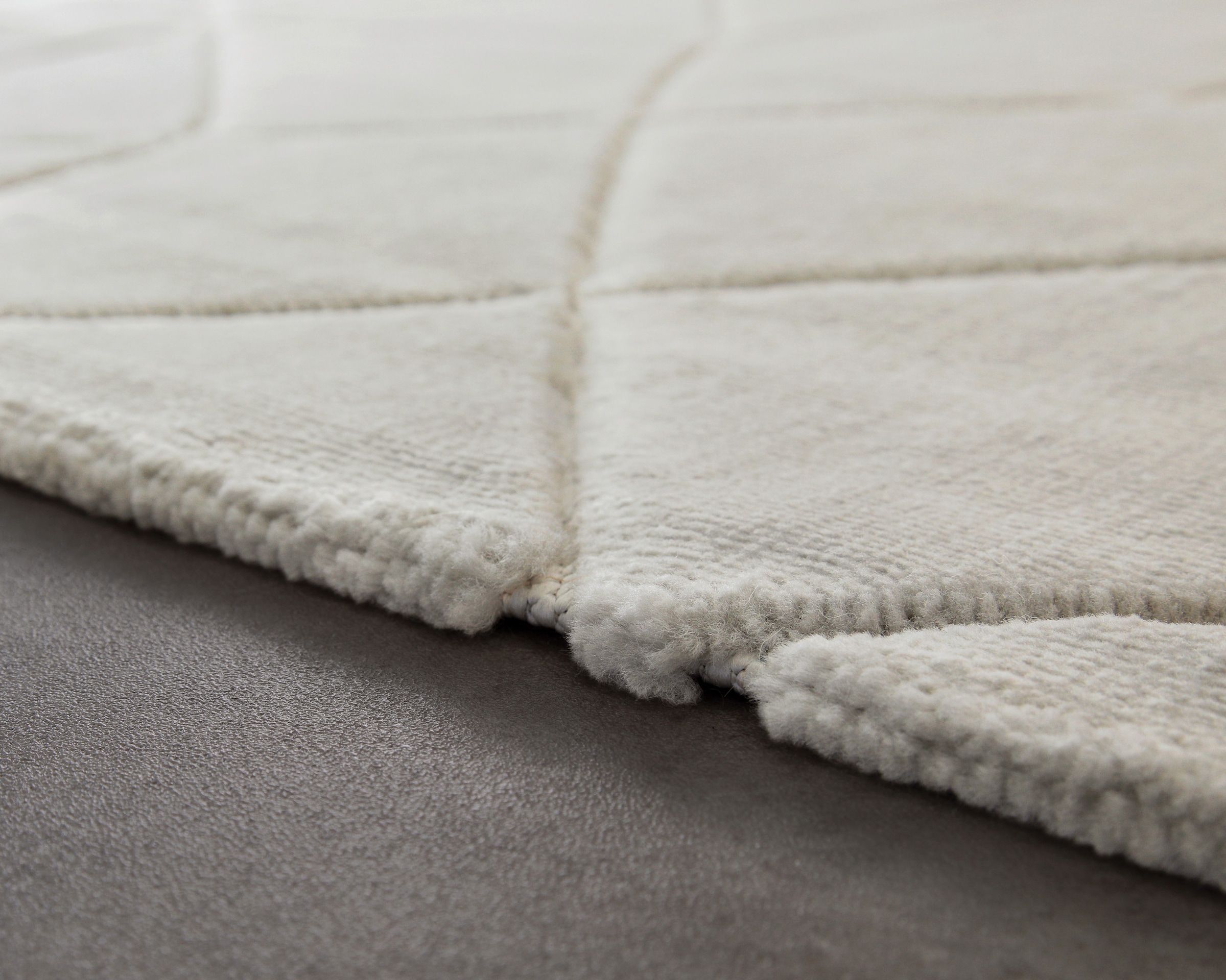 Wecon home Teppich »Unplugged, auch in quadratischer Form«, rechteckig, 10 mm Höhe, Kurzflor, Hoch Tief Struktur, gewebt, Wohnzimmer, Schlafzimmer, modern