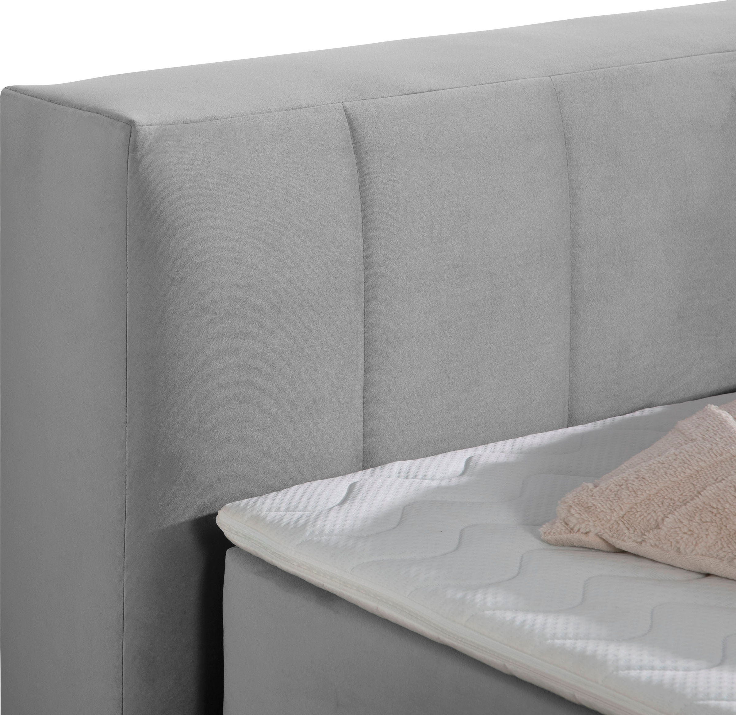 Guido Maria Kretschmer Home&Living Boxspringbett »Chelles«, inkl. Topper, in XXL- Überlänge 220 cm, Unterbox mit feine Wölbung
