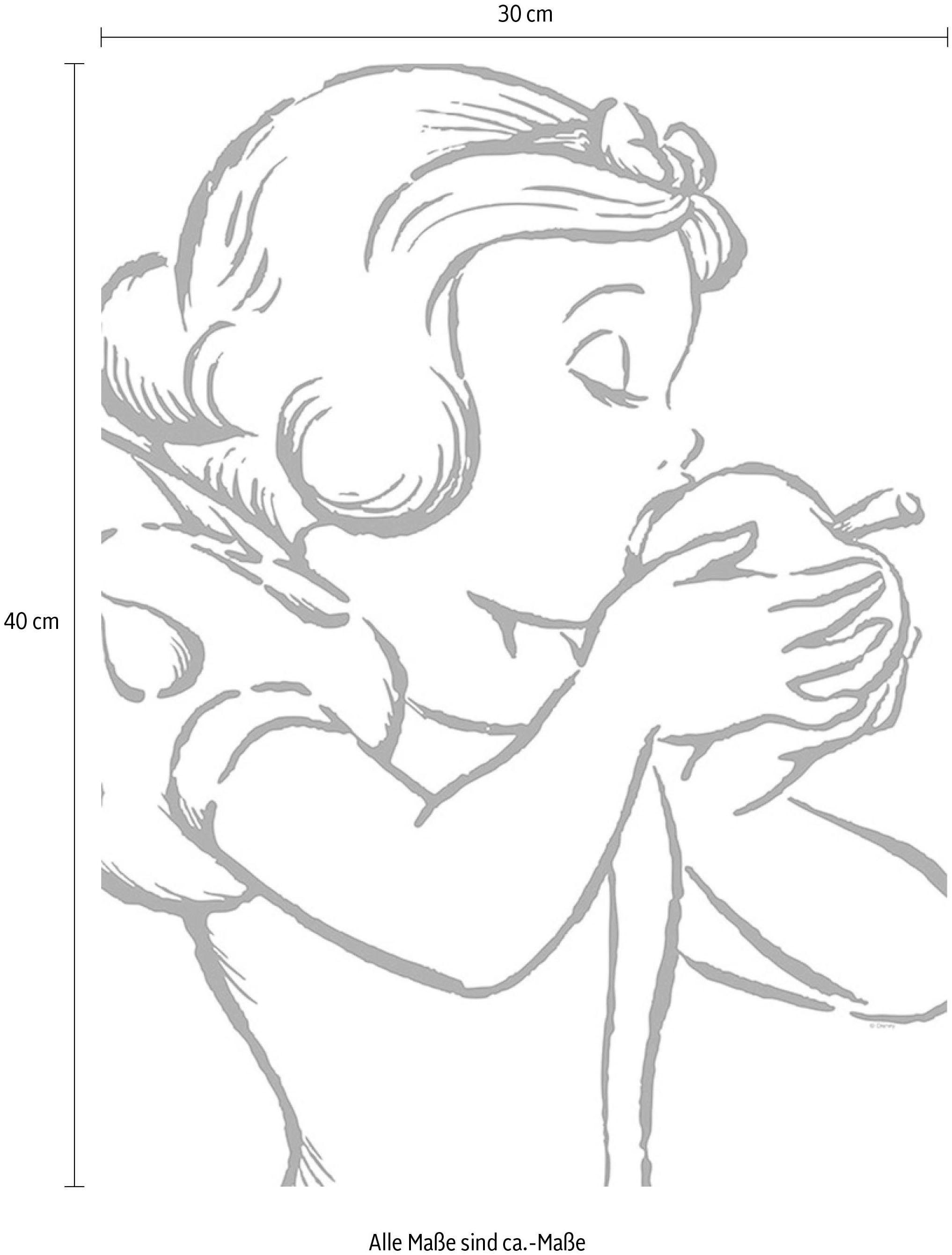 Komar Bild »Snow White Apple Bite - white« Disney 1 Stk. tlg. Wandbild zur Dekoration im Kinderzimmer - ohne Rahmen
