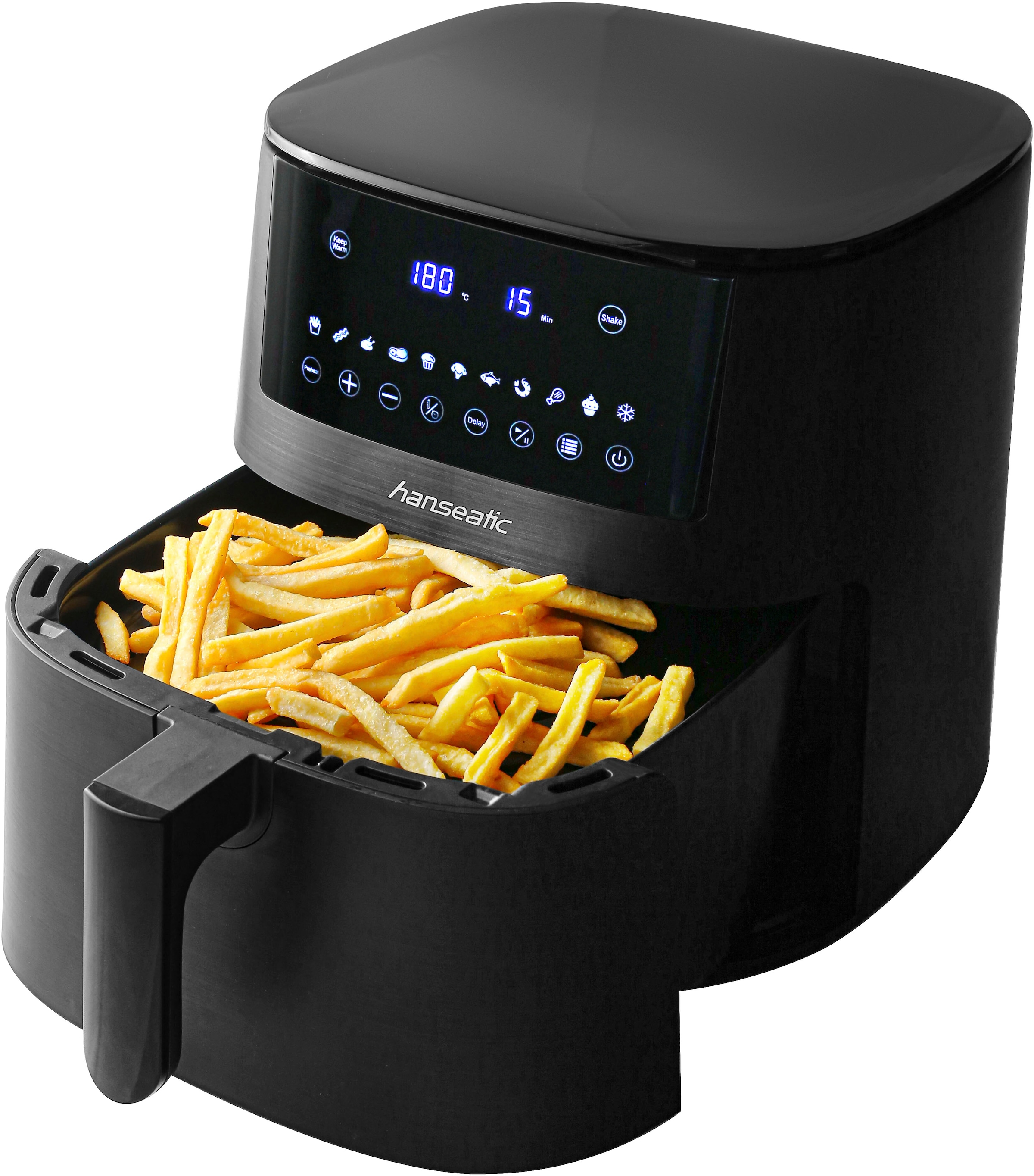 Hanseatic Heißluftfritteuse »HAF651650BCU« 1650 W in schwarz