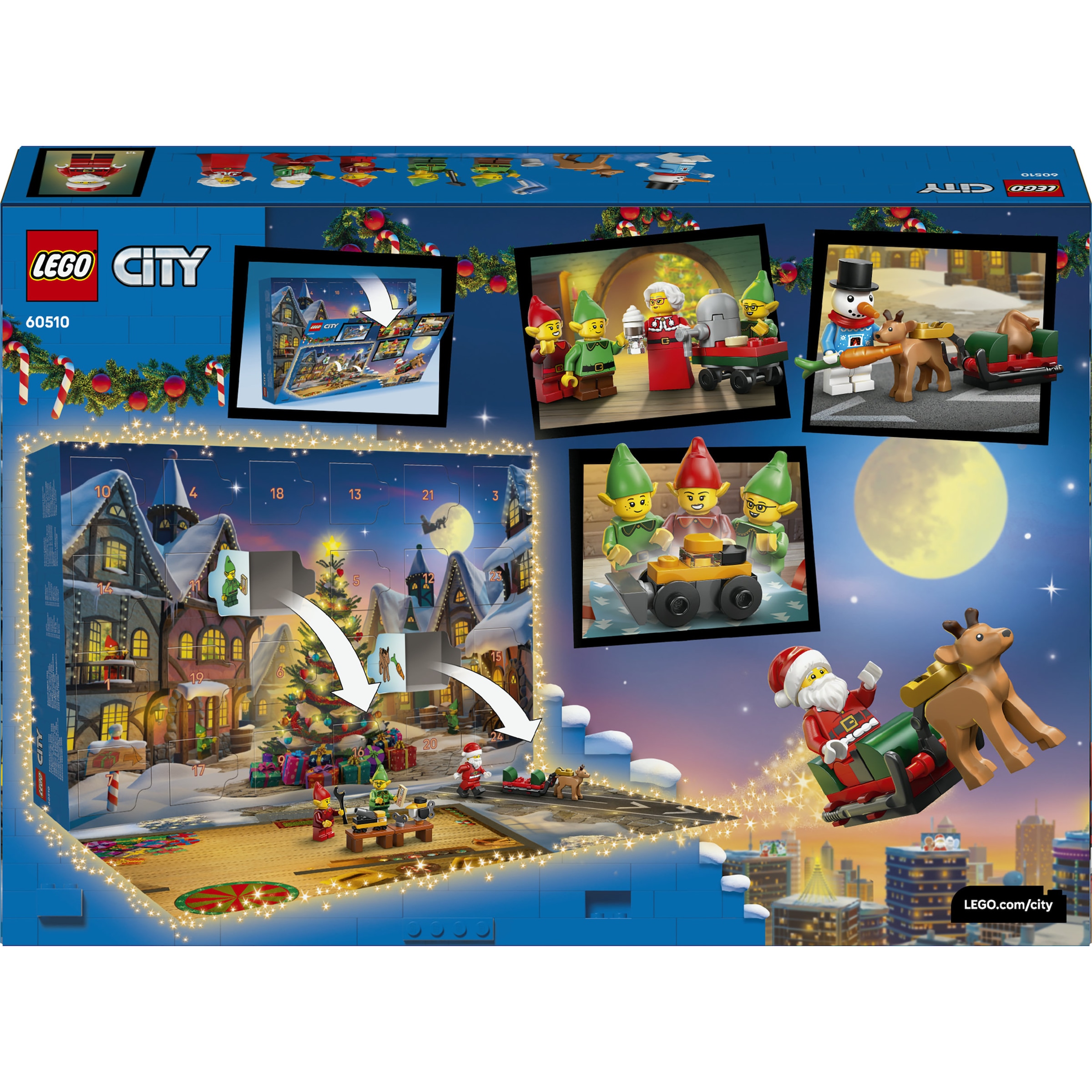 LEGO® Spielzeug-Adventskalender »Adventskalender 2026 (60510), LEGO City« ab 5 Jahren Made in Europe