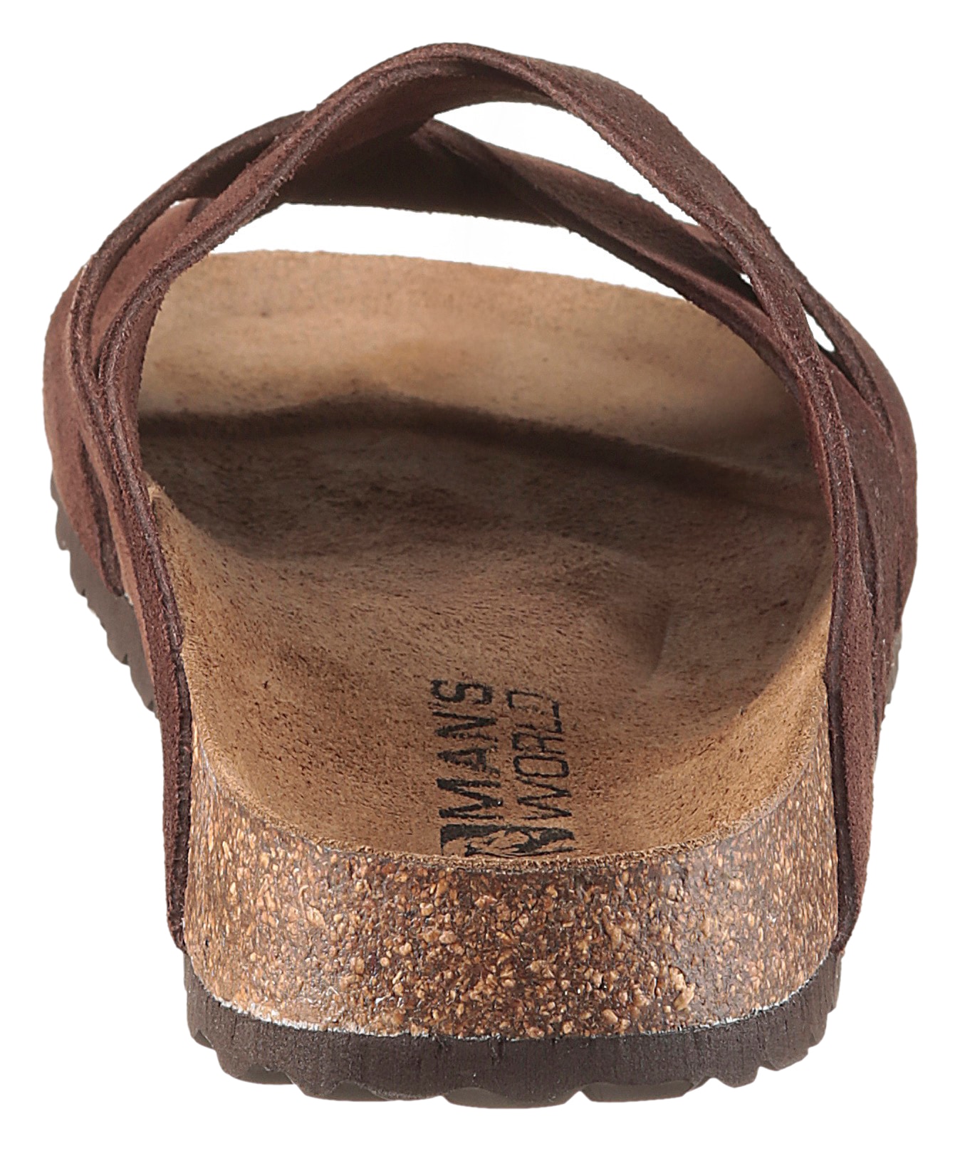 Man's World Pantolette  Schlappen, Sommerschuh, Hausschuh mit vorgeformtem Fußbett