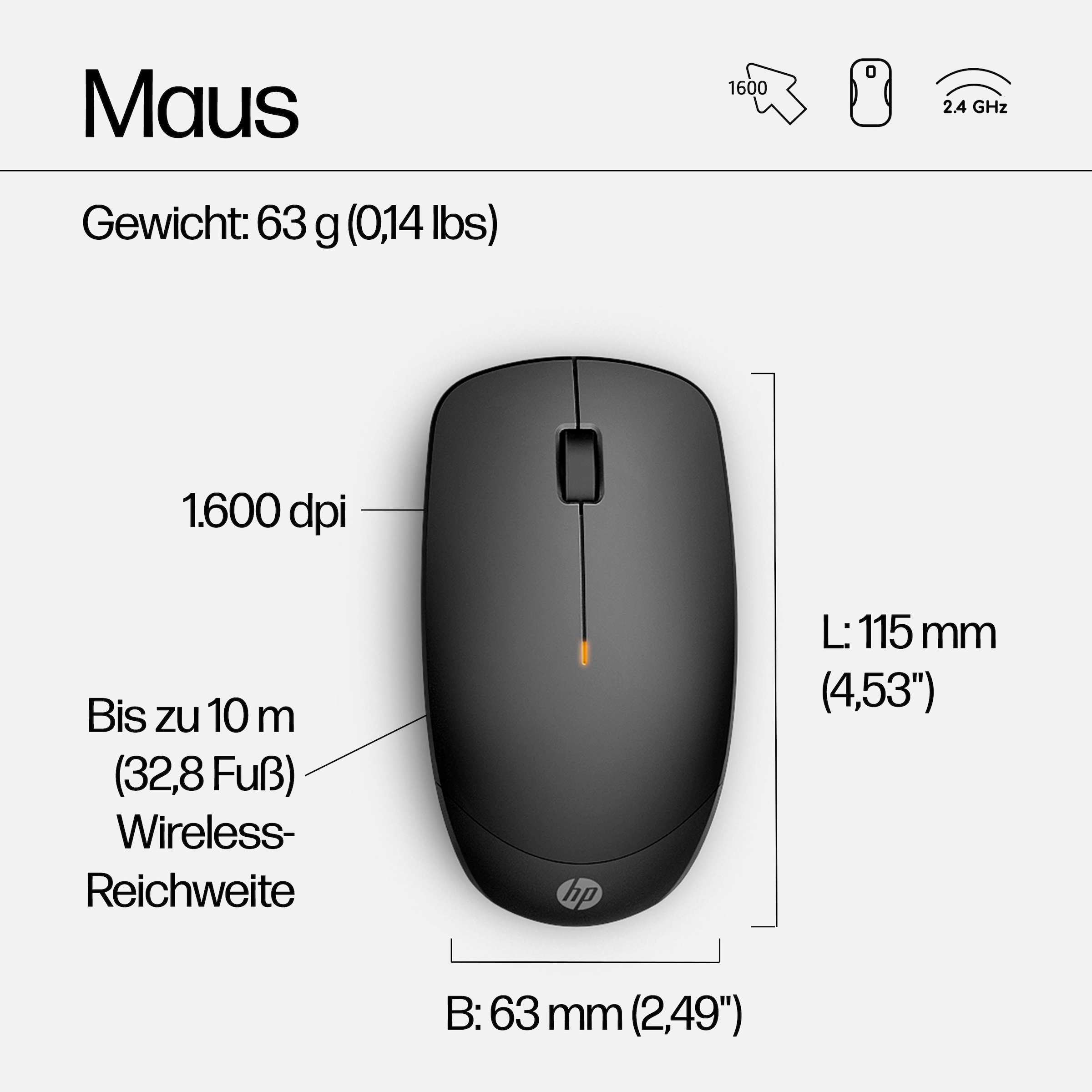 HP Tastatur- und Maus-Set »230«