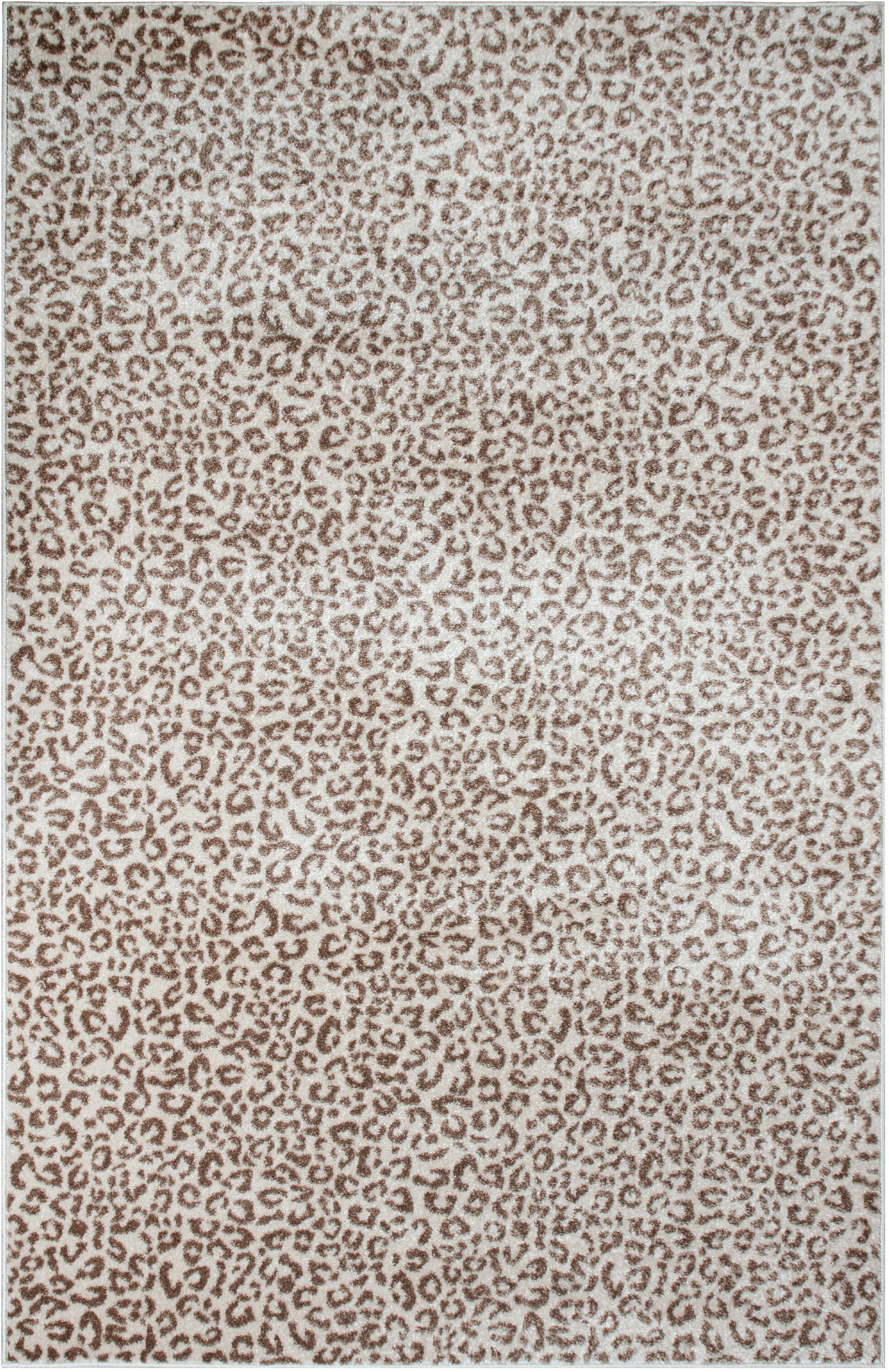 OTTO home Teppich »Fynna, Leoparden-Muster, Animal Print, modern« rechteckig 9 mm Höhe Leo, besonders weicher Flor, Wohnzimmer, Schlafzimmer, Esszimmer