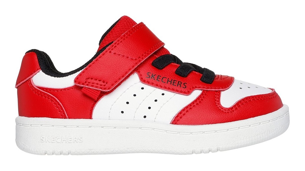 Skechers Lauflernschuh »QUICK STREET«, Retro Sneaker mit Klettverschluss, Größenschablone zum Download