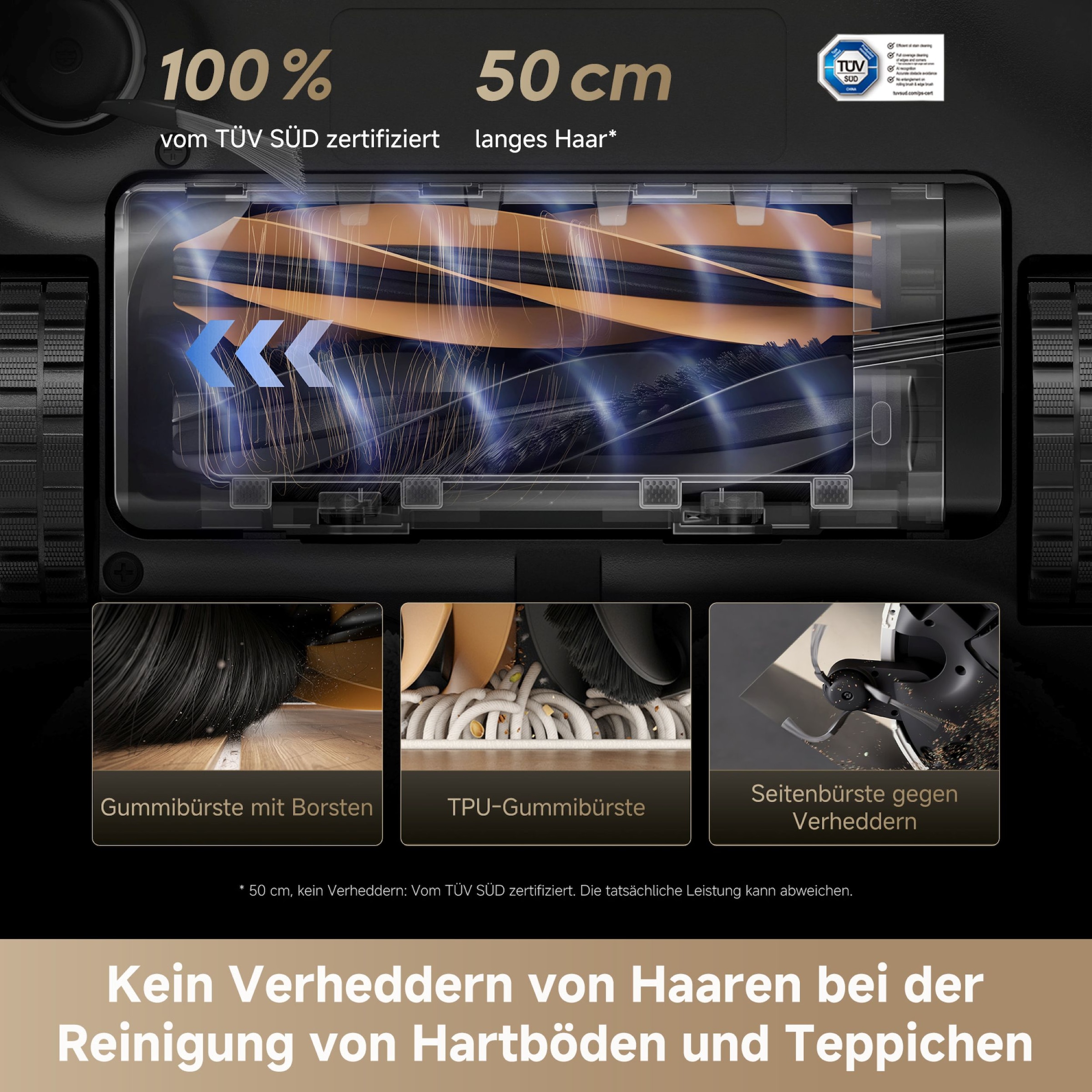 Dreame Saugroboter »mit Wischfunktion Matrix 10 Ultra« Mop-Wechsel, drei Reinigungsmittel, überwindet Hindernisse, 30.000 Pa