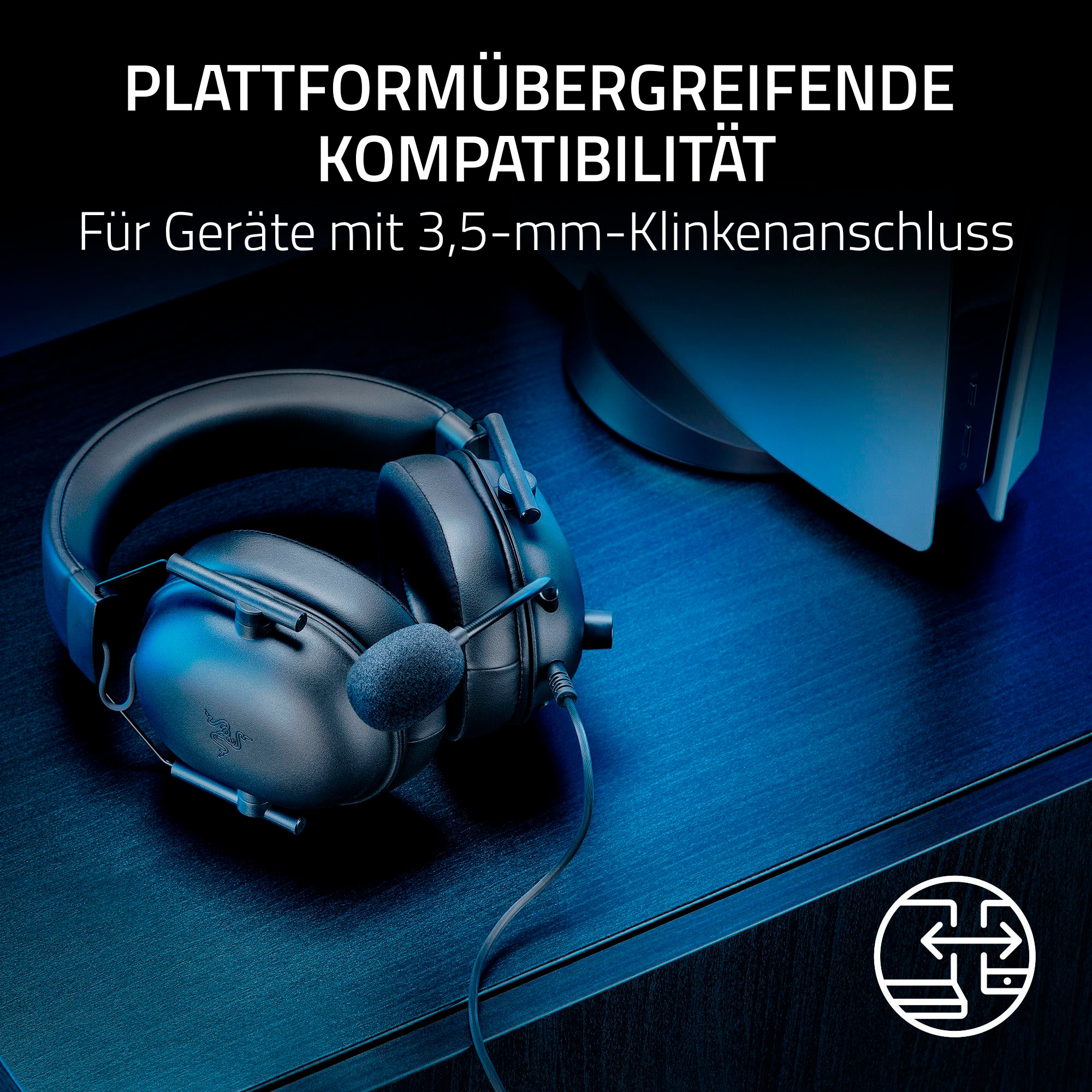 RAZER Gaming-Headset »Blackshark V2 X Playstation«, Noise-Cancelling