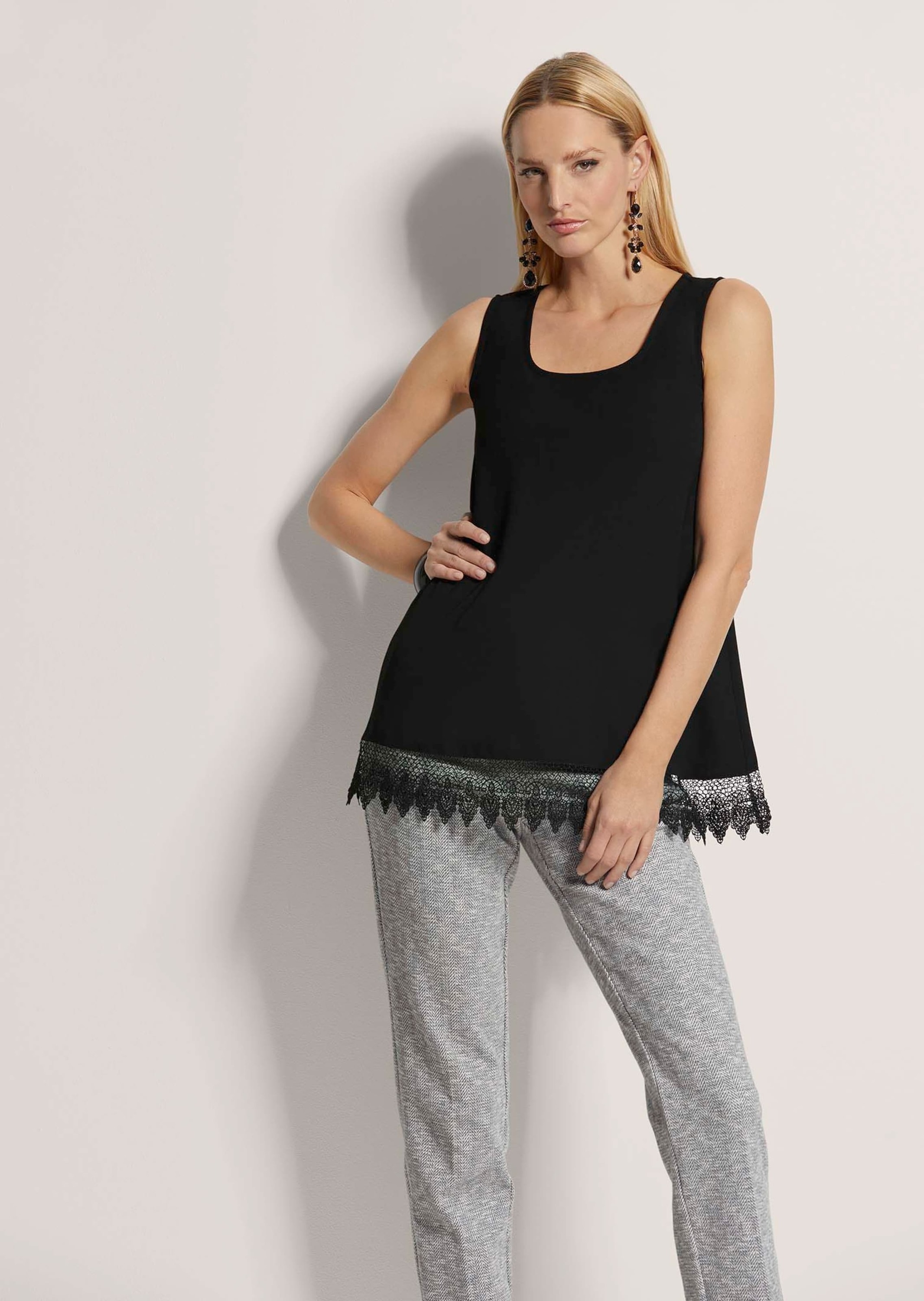 MADELEINE Blusentop »Blusentop Top mit Spitze«