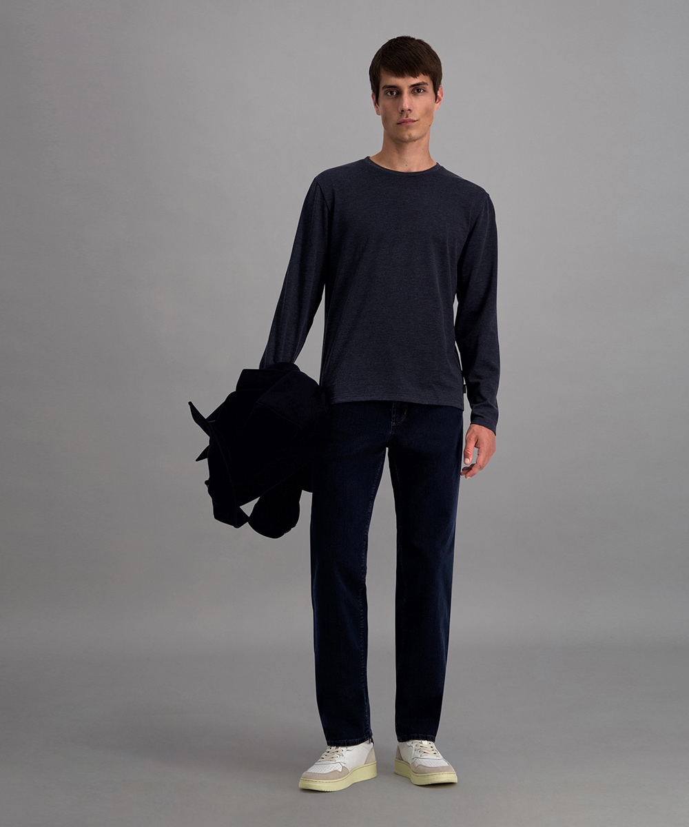 Pioneer Authentic Jeans Langarmshirt, in normale Passform