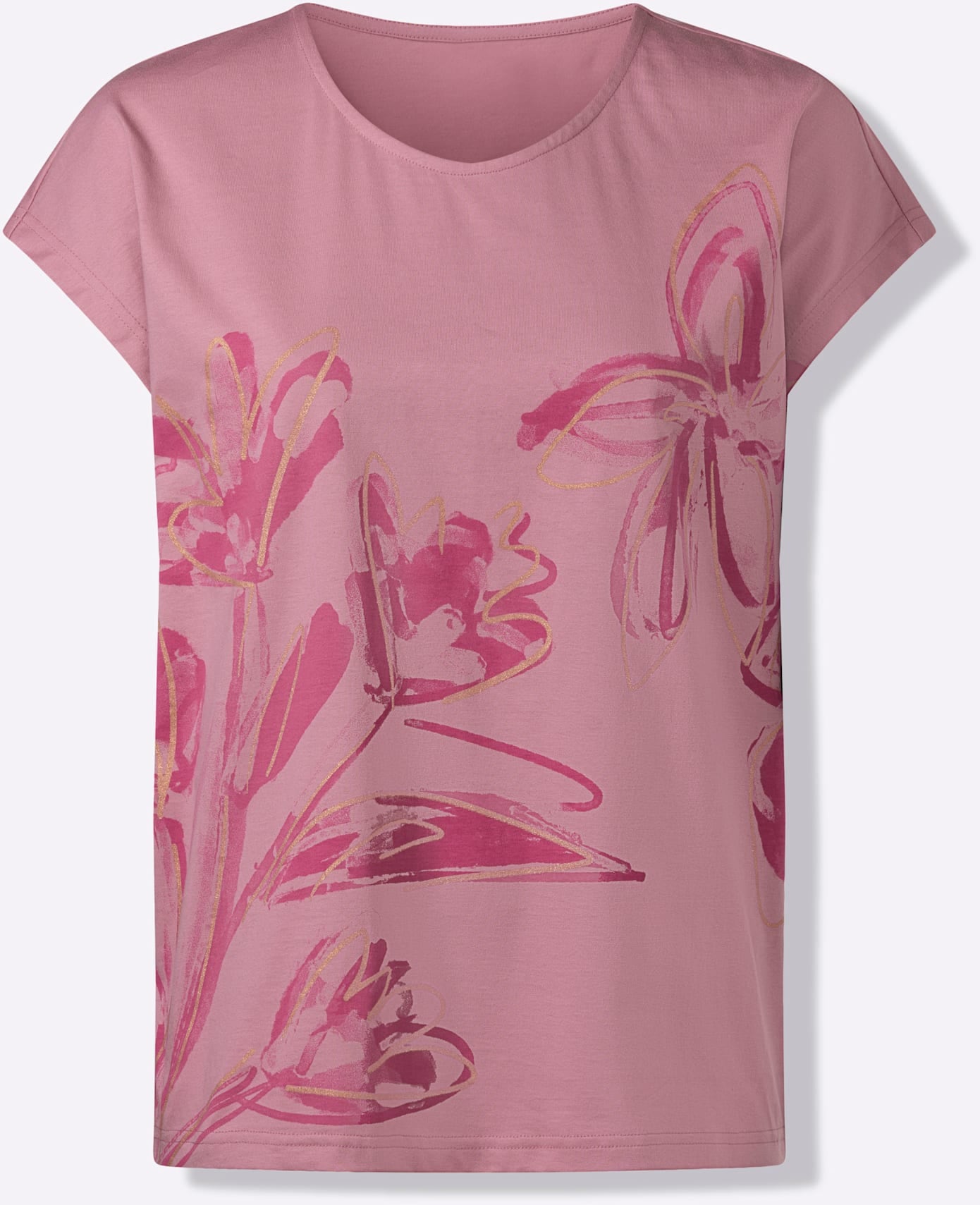 Classic Basics Rundhalsshirt »Rundhals-Shirt« 1 tlg.