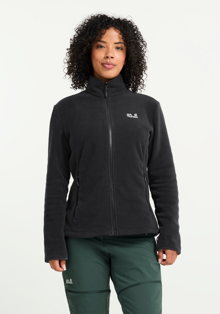 Jack Wolfskin Fleecejacke »TAUNUS 200 FZ W« als sportlicher Midlayer, für Wandern und Freizeit, wärmend