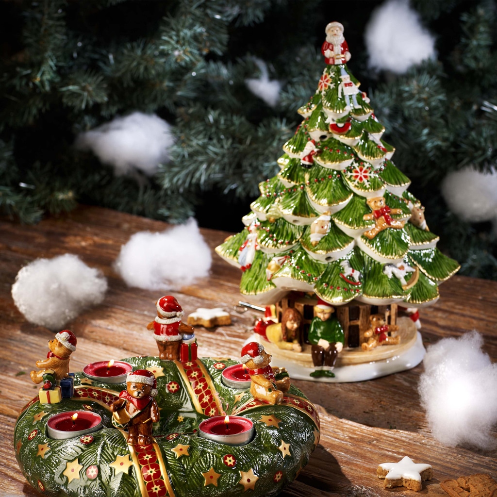 Villeroy & Boch Weihnachtsfigur »Dekofigur Tannenbaum mit Kindern Christmas Toys Memory bunt«