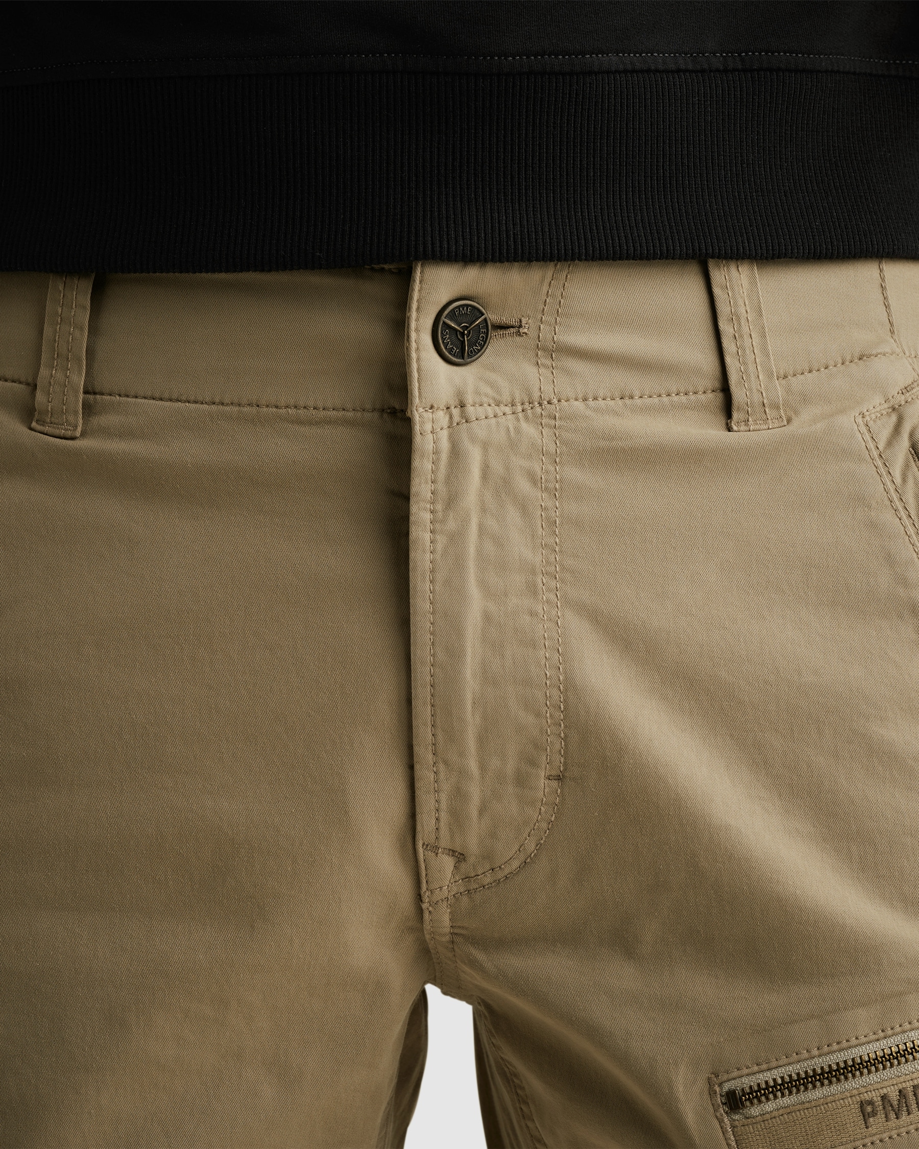 PME LEGEND Cargohose »Nordrop Stretch Twill«  mit Logo Stickerei