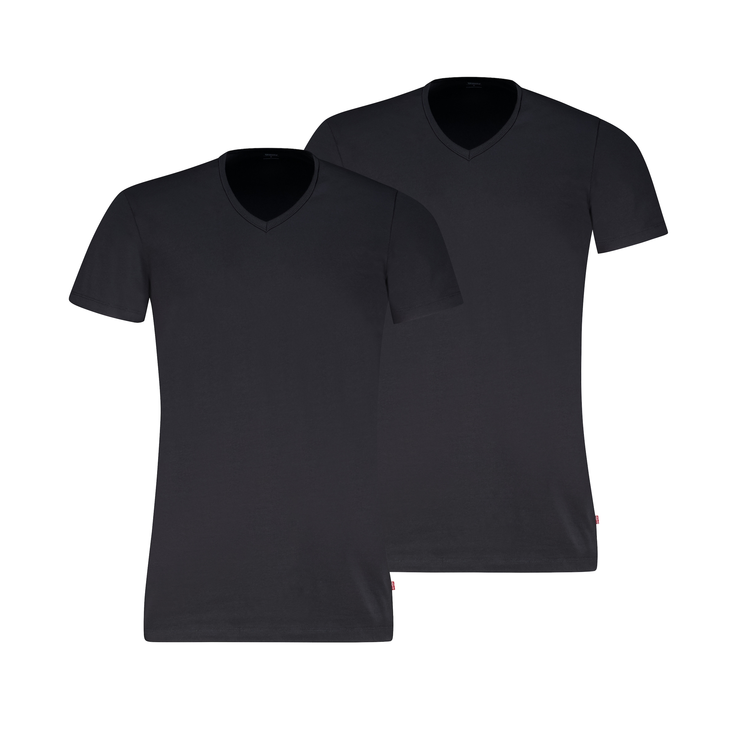 Levi's® T-Shirt »LEVIS MEN V-NECK« 2er Pack,  mit V-Ausschnitt und kurzen Ärmeln