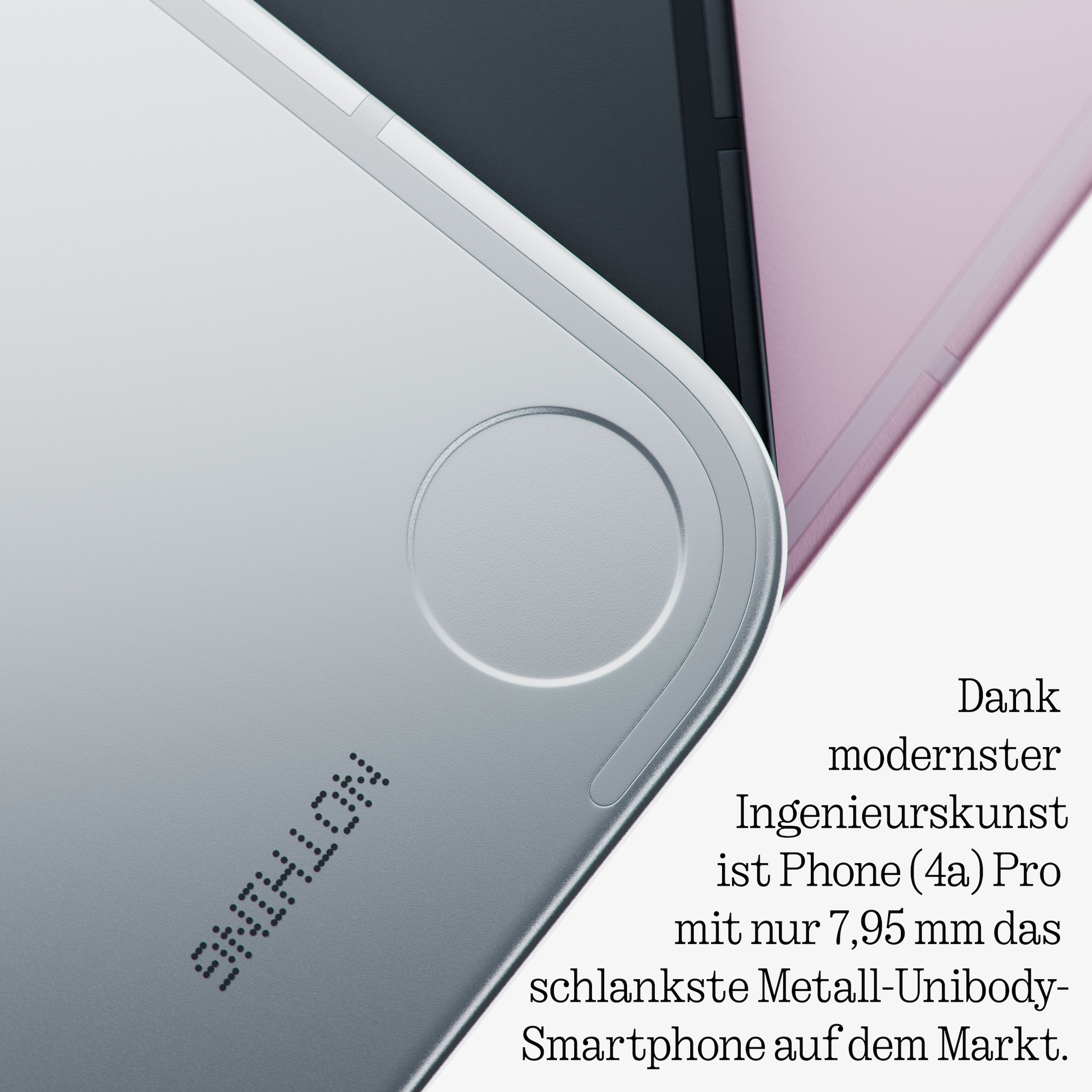 NOTHING Smartphone »Phone (4a) Pro« Pink