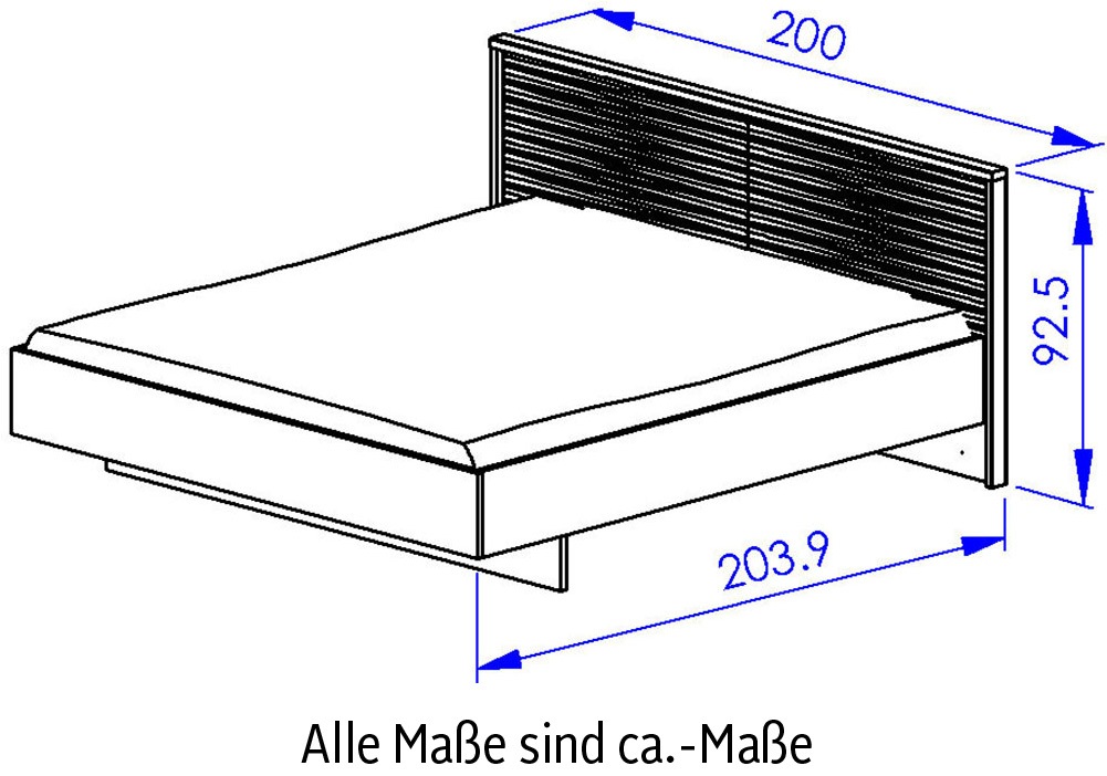 Gami Schlafzimmer-Set »OTELLO SET« Set vollständiger Möbel zur Gestaltung Ihres Schlafzimmers.