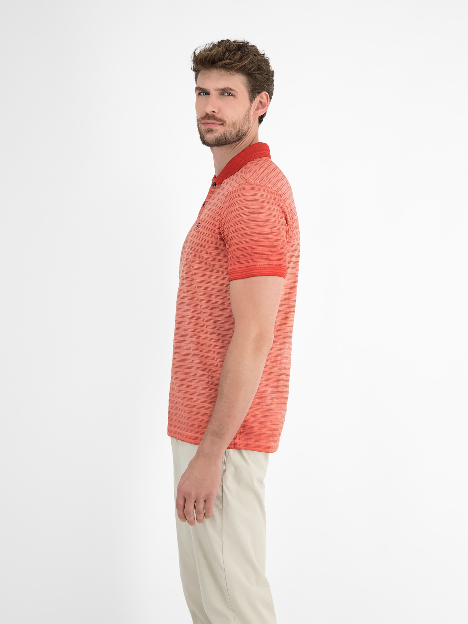 LERROS Poloshirt »Gestreiftes Poloshirt für Herren«