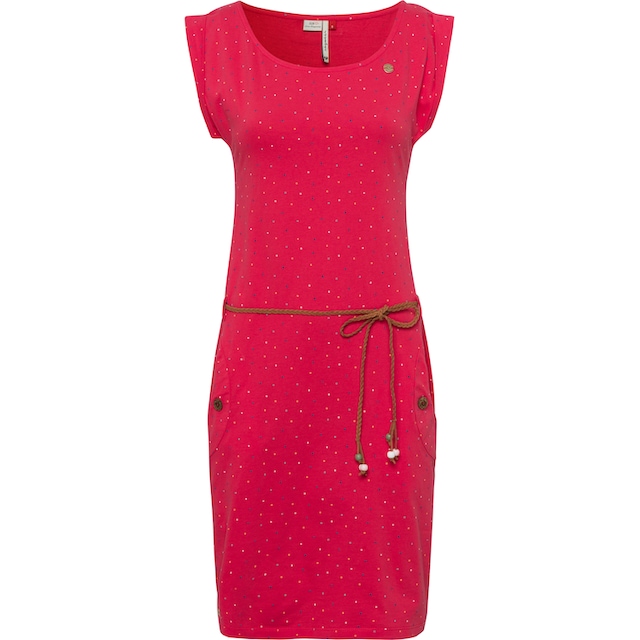 Ragwear Jerseykleid »TAGG DOTS«, (2 tlg., mit Bindegürtel), im  Multi-Color-Punkte-Muster kaufen online bei OTTO