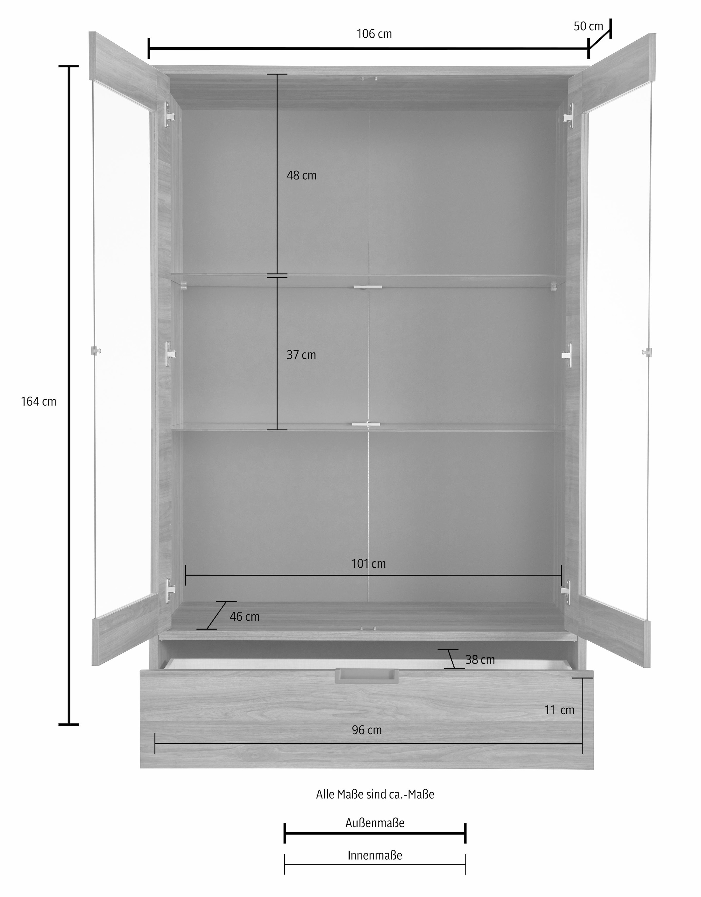 LC Vitrine cm Höhe »Palma«, 176 online OTTO bei