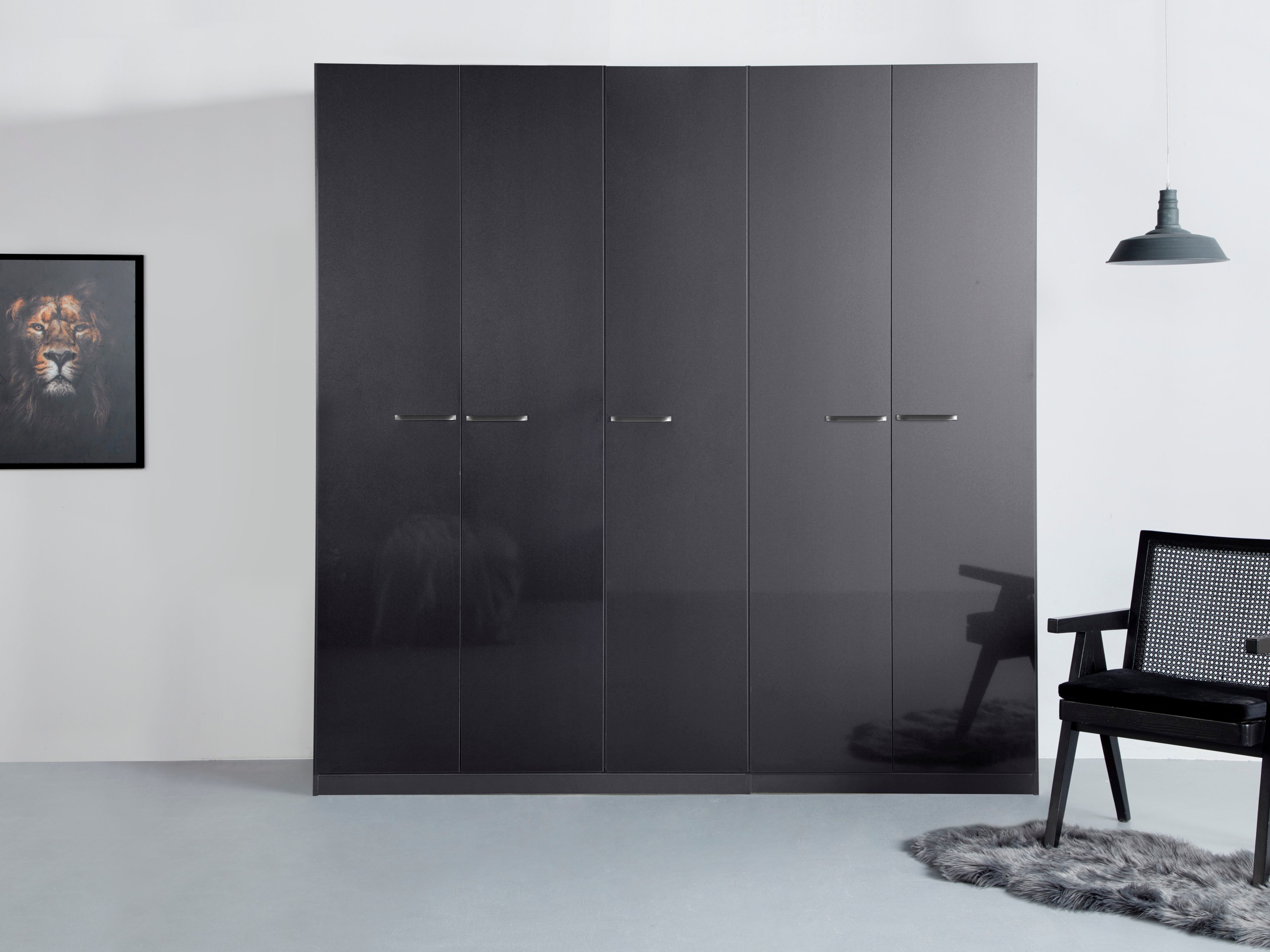 rauch Drehtürenschrank »Kleiderschrank Schrank Garderobe TOPSELLER OTELI inkl. Inneneinteilung«, (erhältlich in Breiten 91-360 cm, ab Breite 136cm inkl. Innenschubladen), mit zusätzlichen Einlegeböden, optional mit Spiegel MADE IN GERMANY