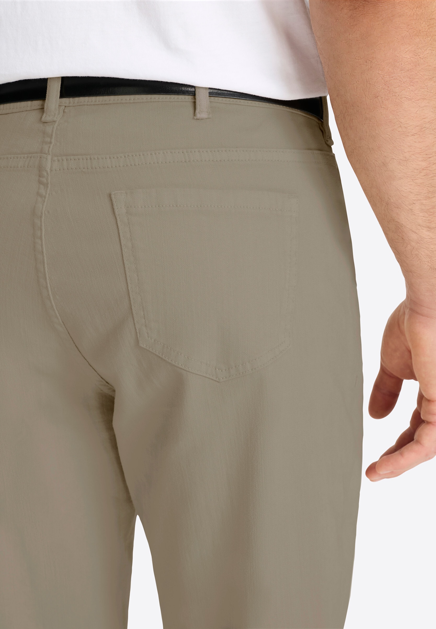 Witt Stoffhose »Hose 5-Pocket-Hose mit Minimal-Print am Saum«