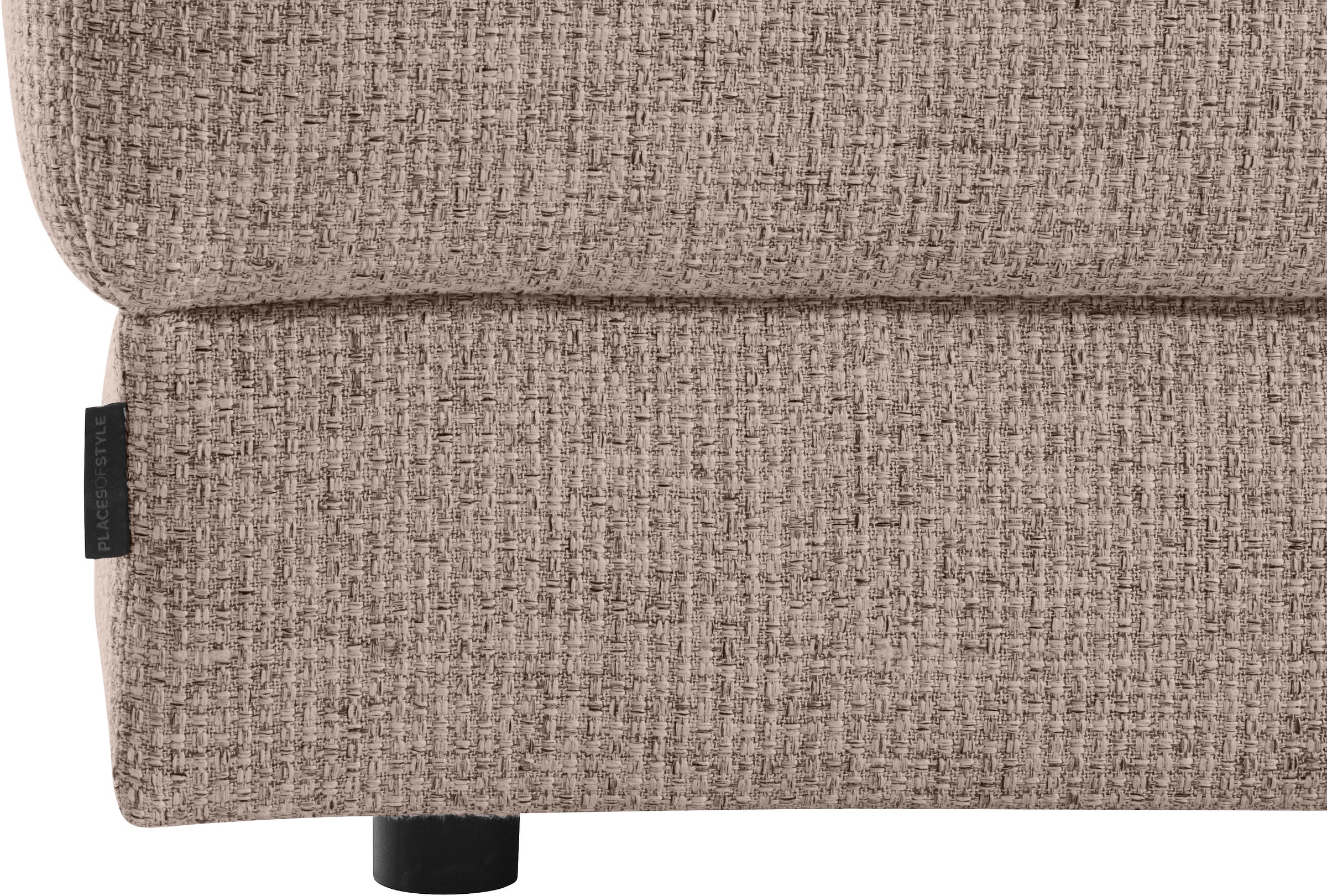 Places of Style Sofa-Mittelelement »Bloomfield Mega Hocker in 2 Größen«, passende Erweiterung zur Serie "Bloomfield", als Mittelelement passend