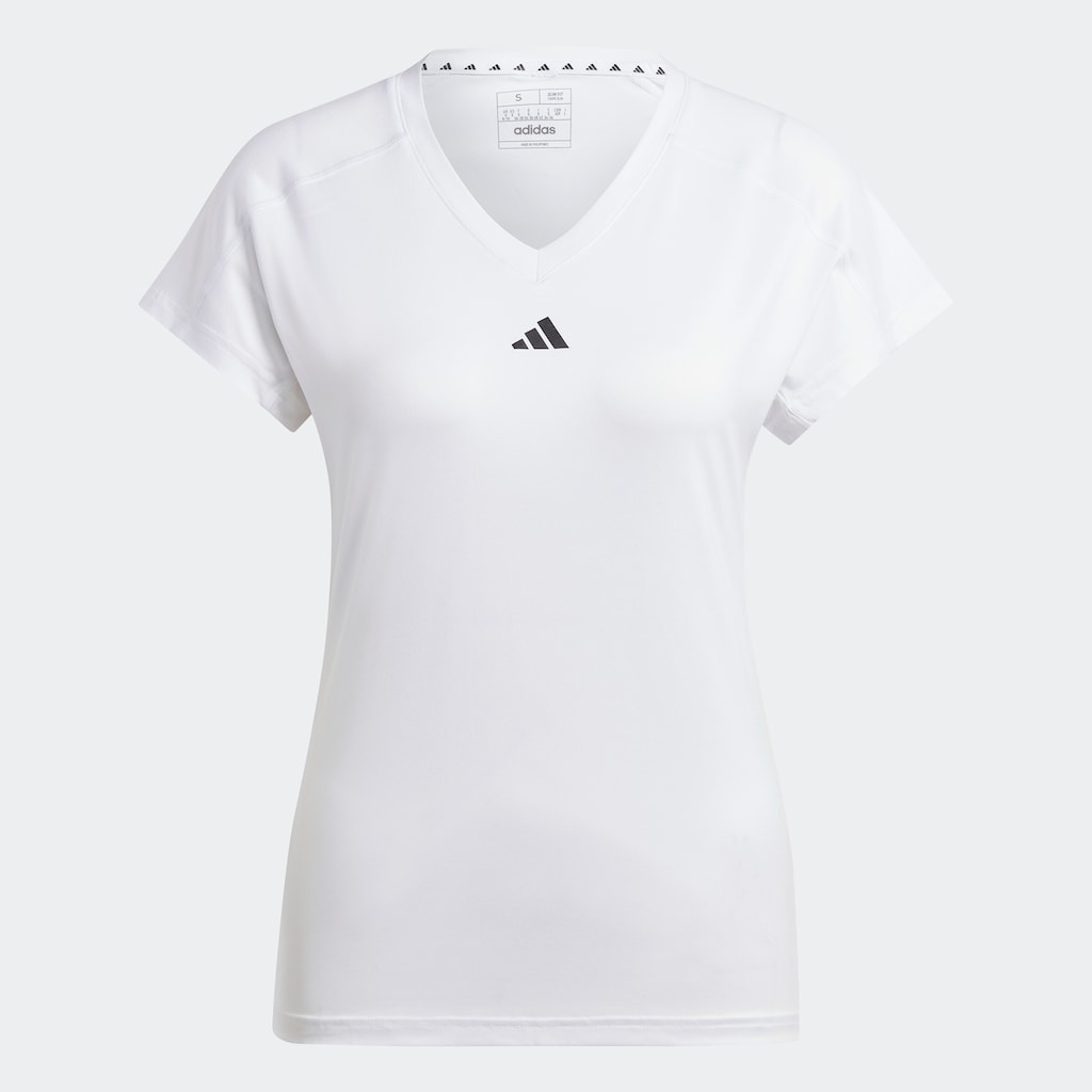 adidas Performance T-Shirt »AEROREADY TRAIN ESSENTIALS MINIMAL BRANDING V-NECK«