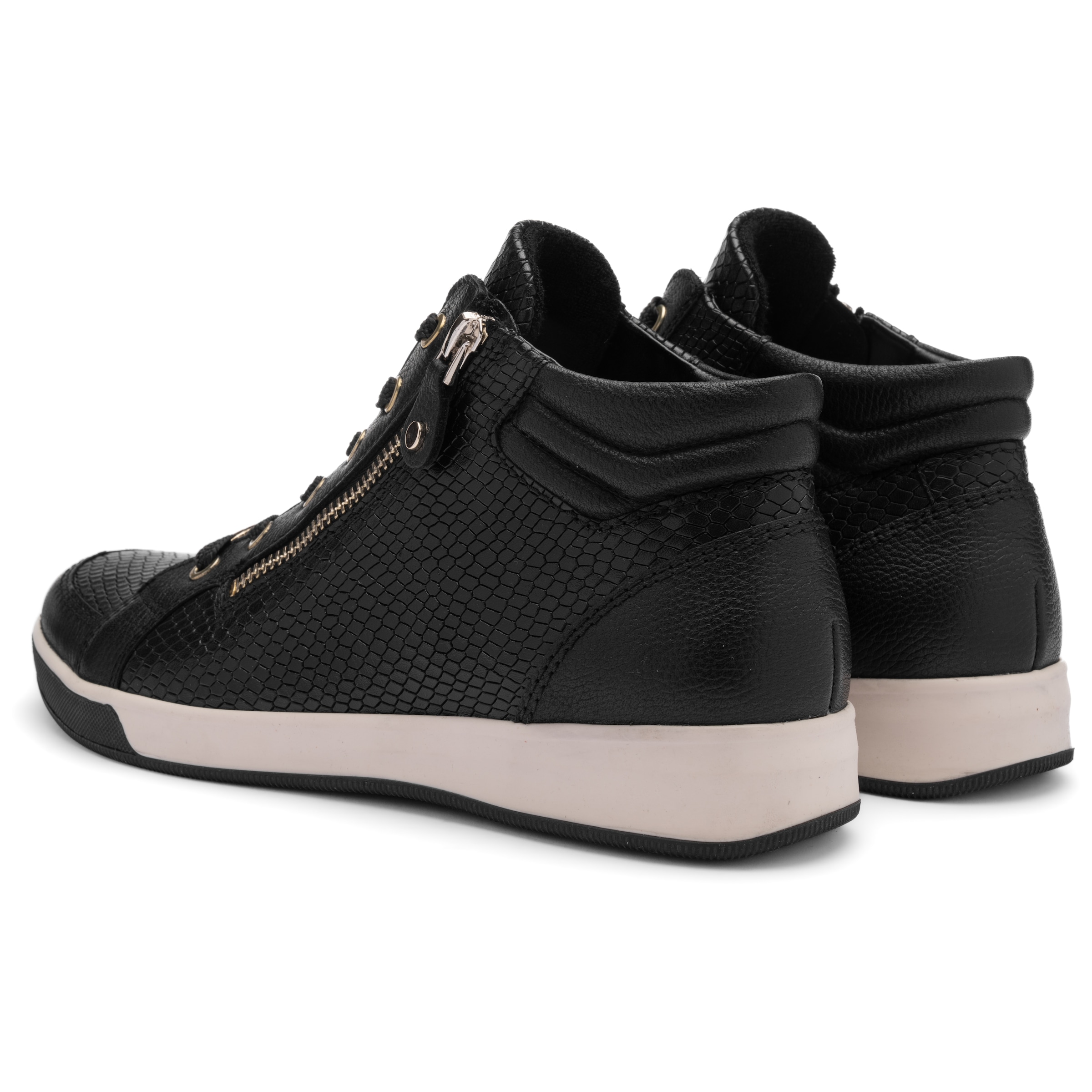Ara Sneaker »ROM«  , Freizeitschuh, High-Top-Sneaker, Schnürschuh in Schuhweite G (=weit)