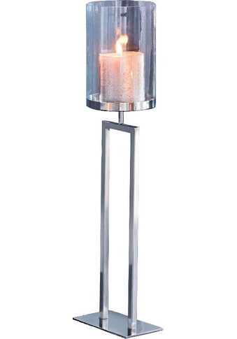 Schneider Kerzenhalter »New York«, Bodenwindlicht aus Stahl und Glas kaufen