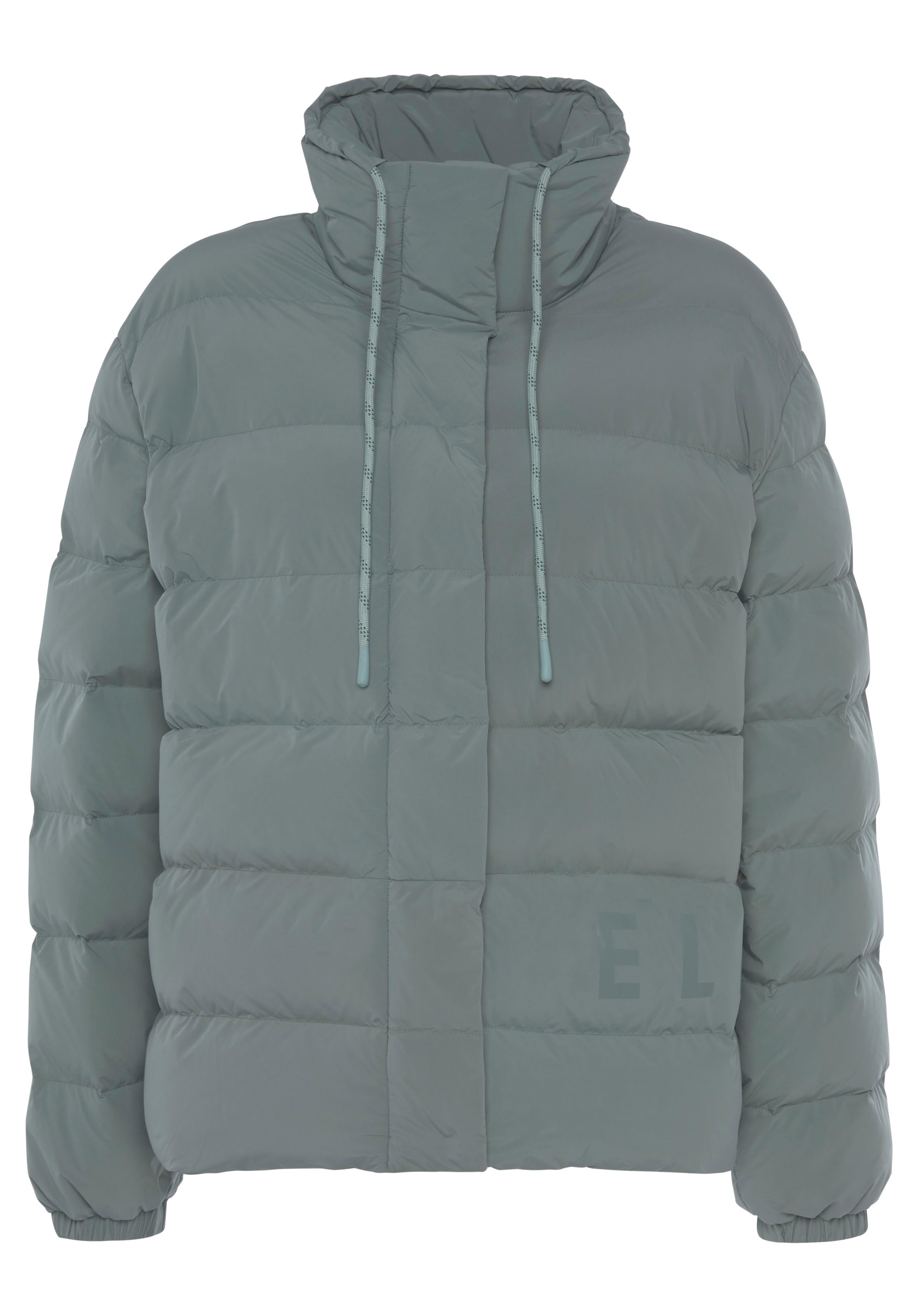Elbsand Steppjacke, mit großem seitlichen Logo-Print