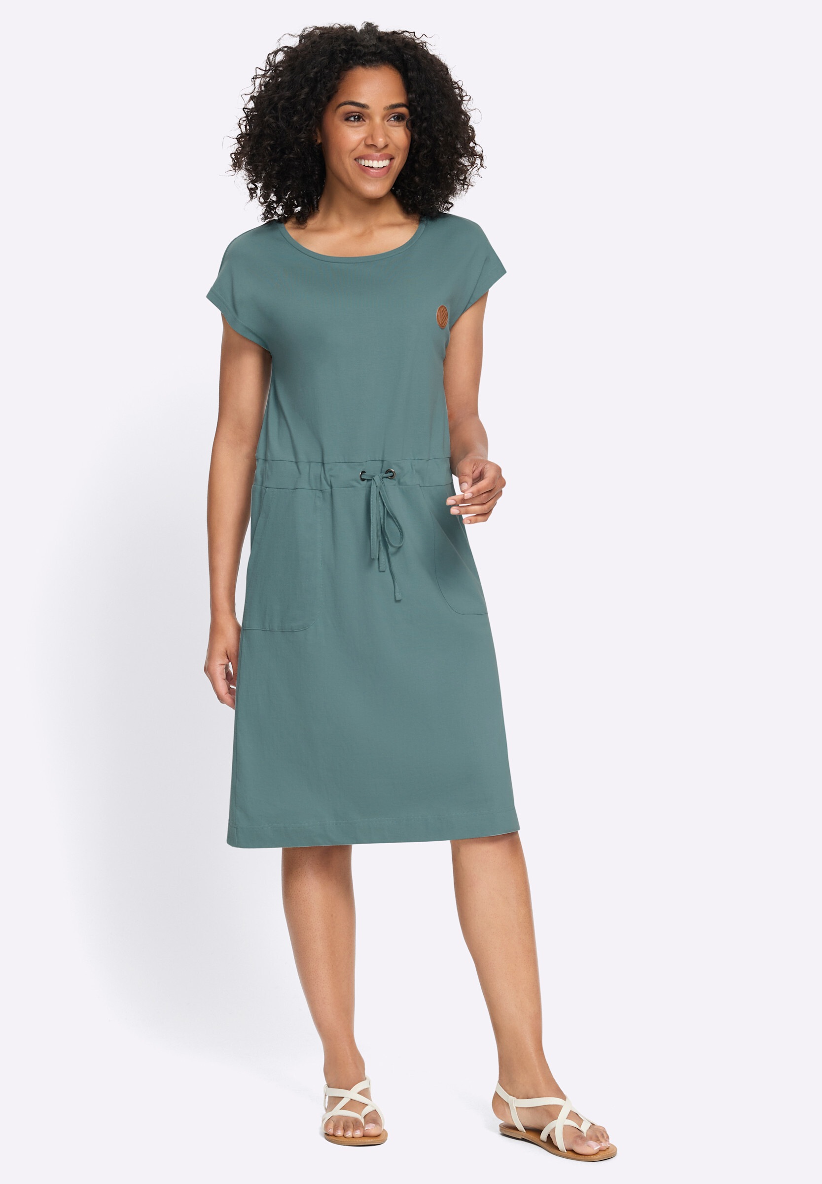 Sieh an! Shirtkleid »Jersey-Kleid Jerseykleid mit Bindeband«