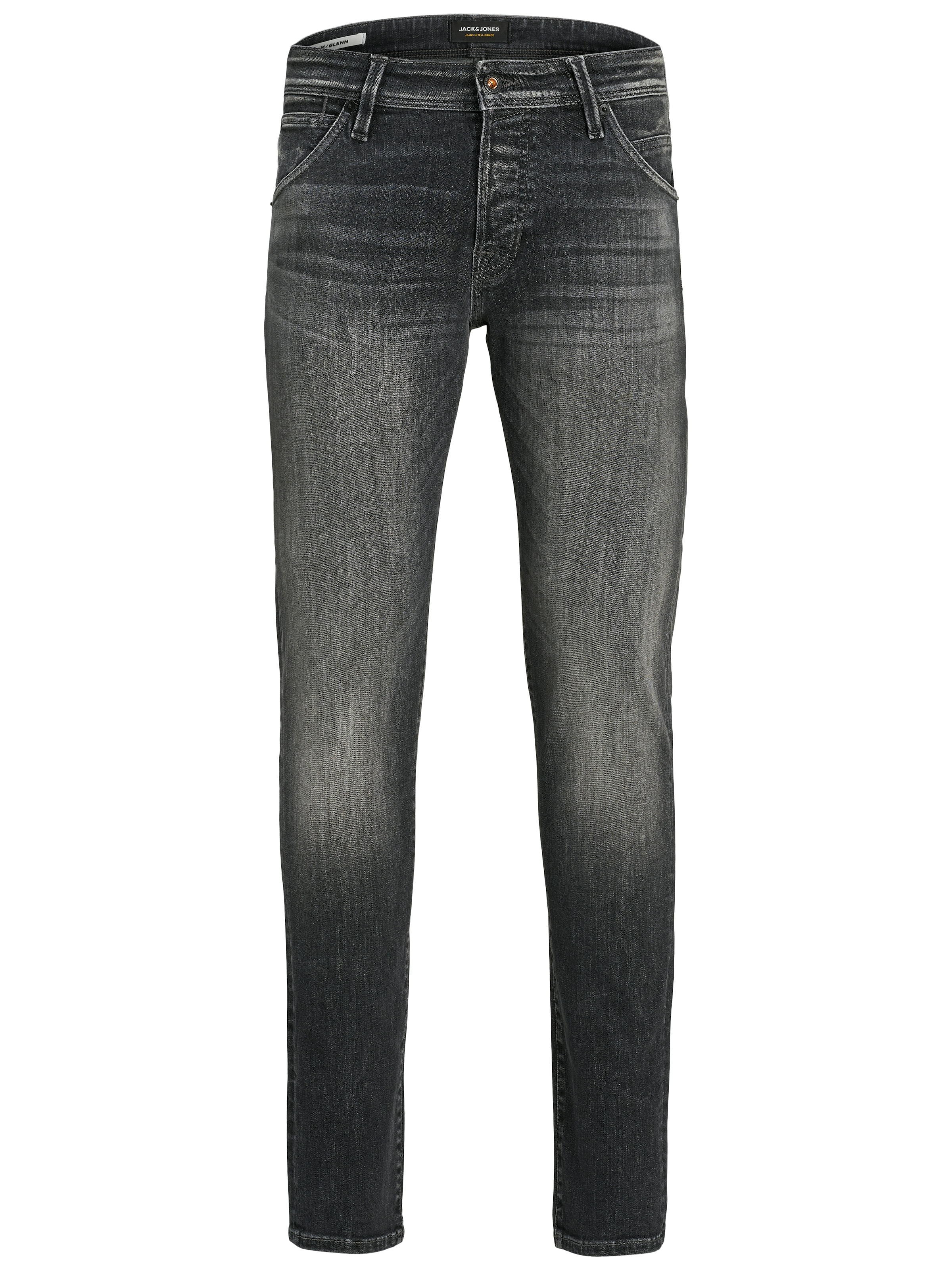 Jack & Jones Slim-fit-Jeans »JJIGLENN – Slim-Fit-Jeans mit niedriger Leibhöhe«, Used, modisch, slim fit, Denim/Jeans
