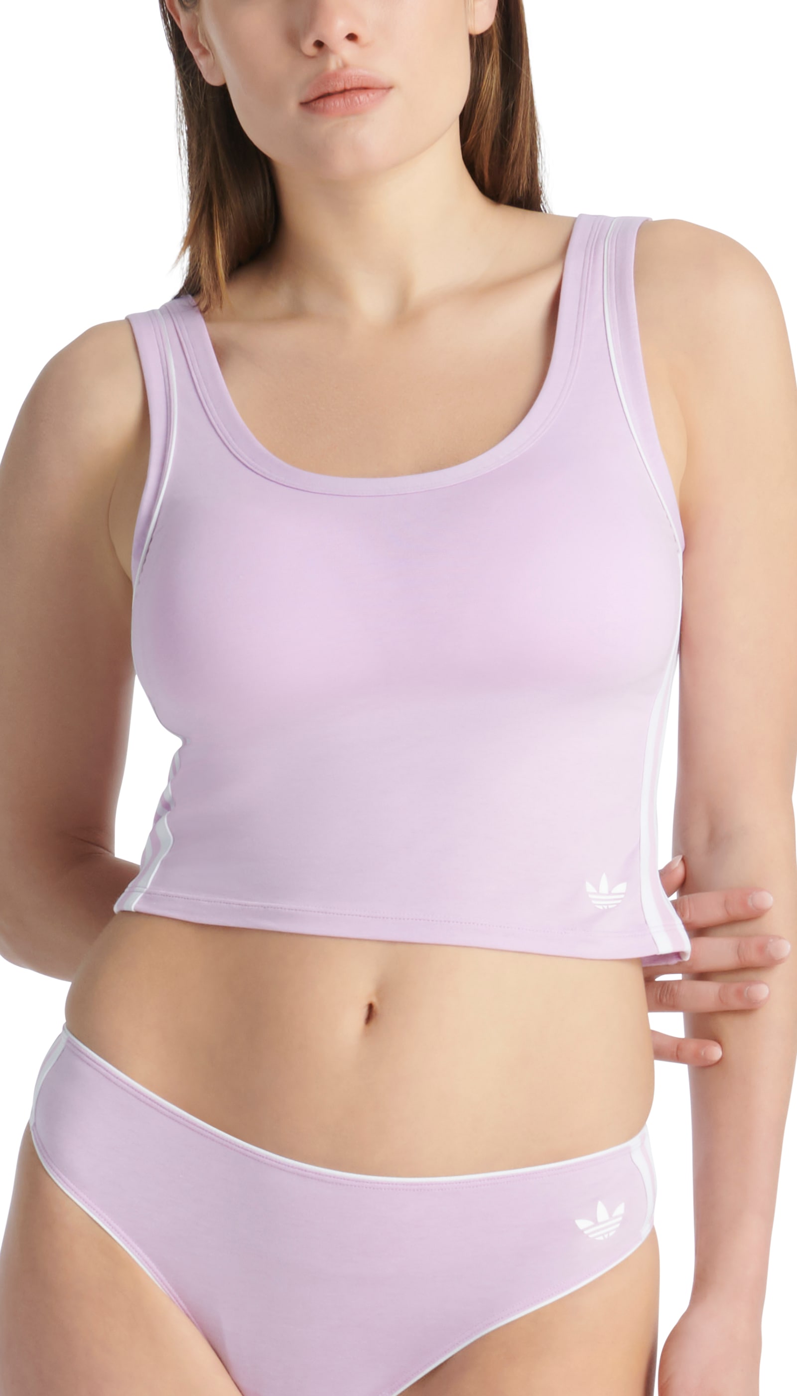 adidas Originals Crop-Top »Originals Adicolor Comfort Flex Cotton«, mit markanten Markenstreifen an der Seite