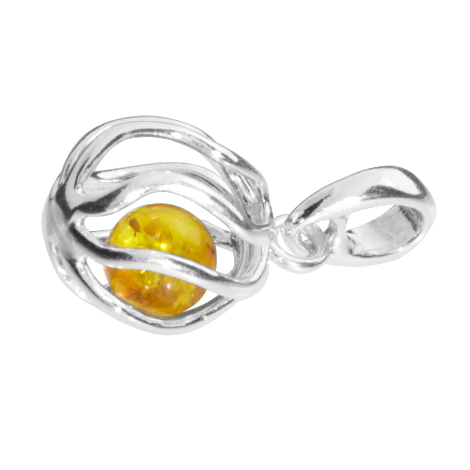 OSTSEE-SCHMUCK Kettenanhänger »- Sinja - Silber 925/000 - Bernstein«