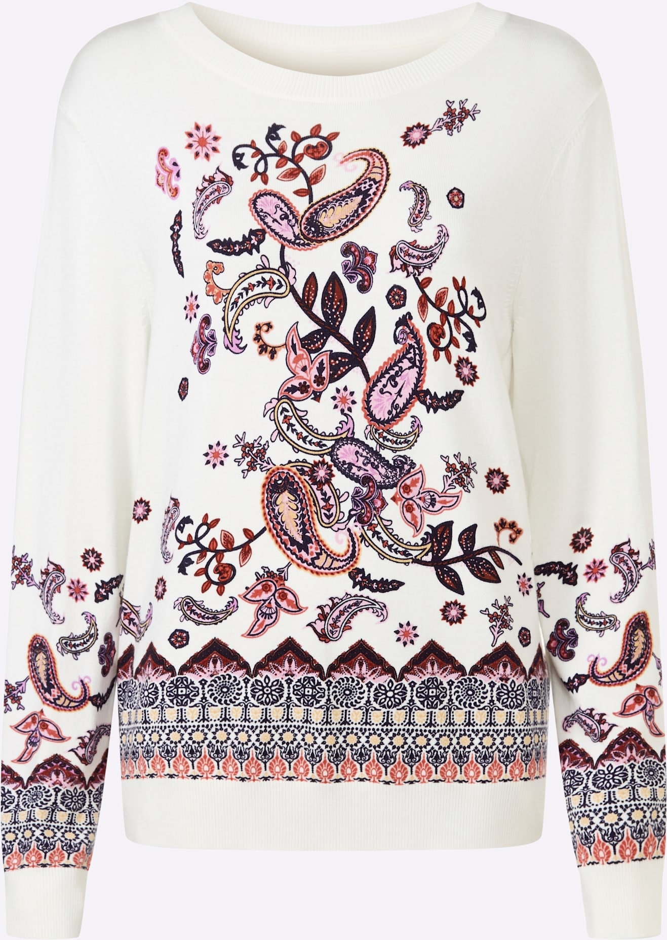 heine Strickpullover »Druck-Pullover«