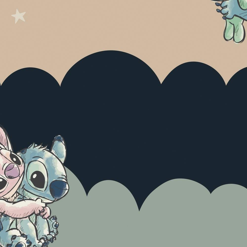 Komar Vliestapete »Disney Lilo and Stitch Cozy Clouds« bedruckt glatt Rolle mit 212 x 250 cm