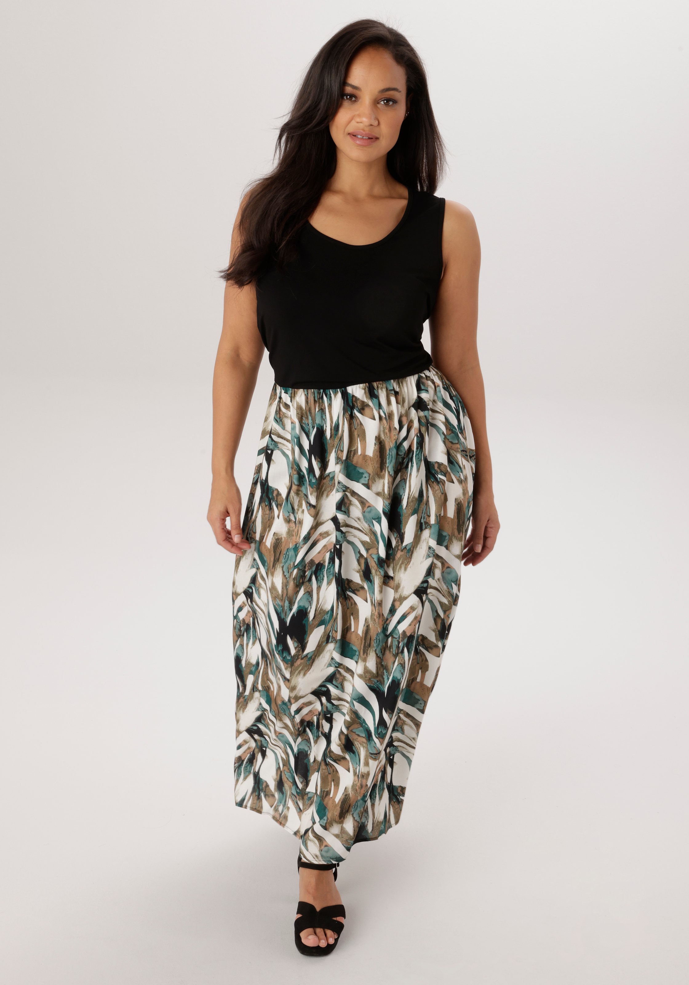 Aniston PLUS Jerseykleid in 2-in-1-Optik - NEUE KOLLEKTION